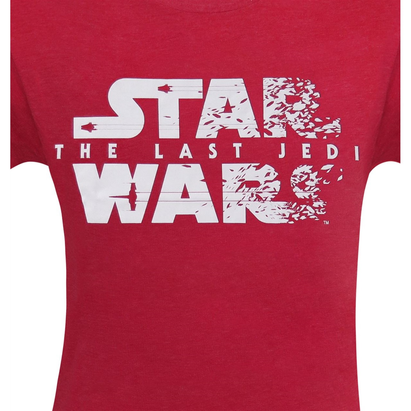 Star Wars The Last Jedi Distressed Logo Men's T-Shirt