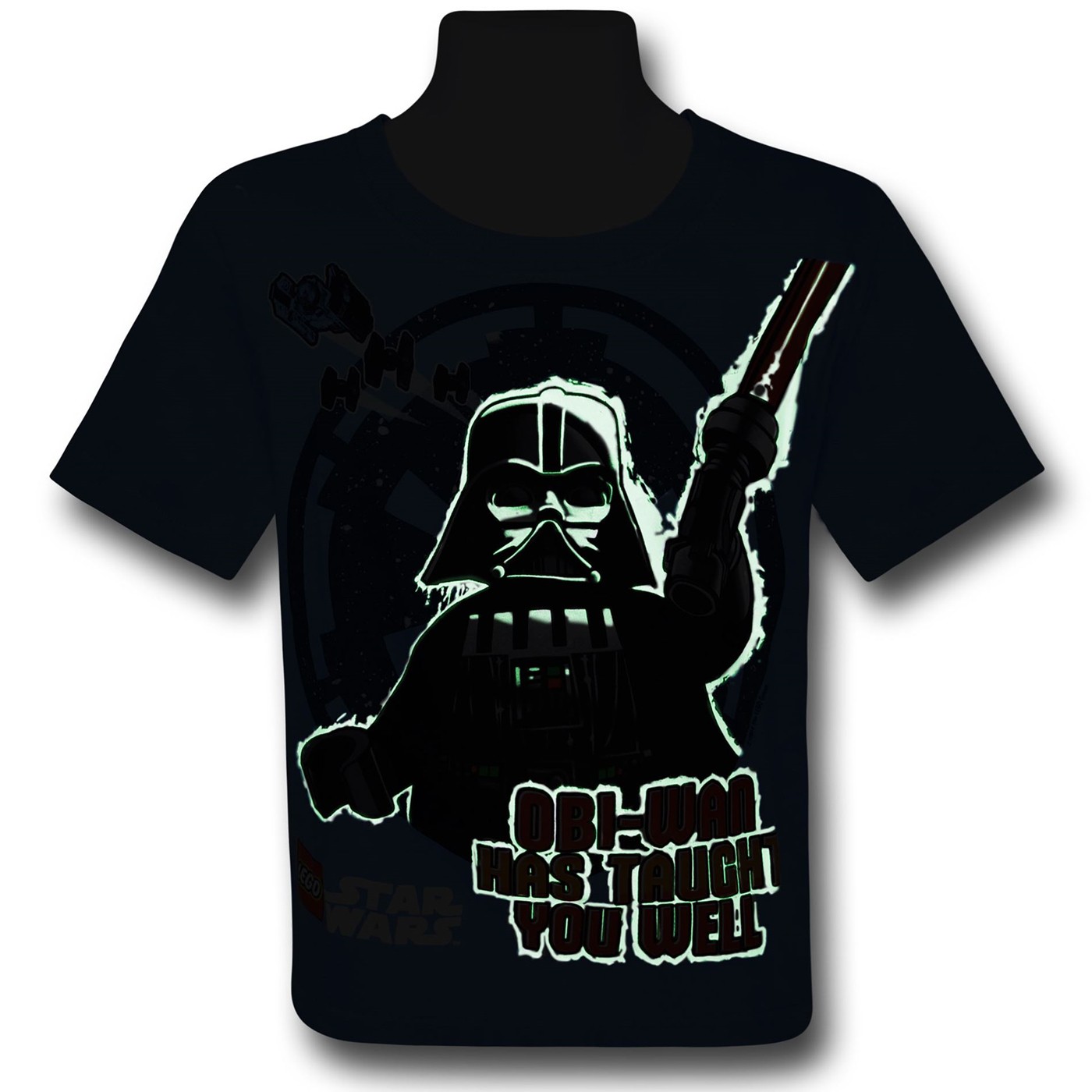 Star Wars Lego Vader Threat Kids T-Shirt