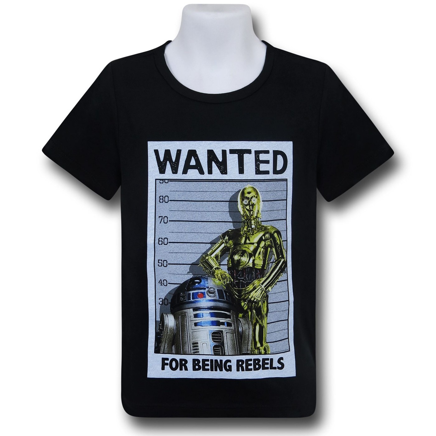 Star Wars Droid Wanted Poster Kids T-Shirt