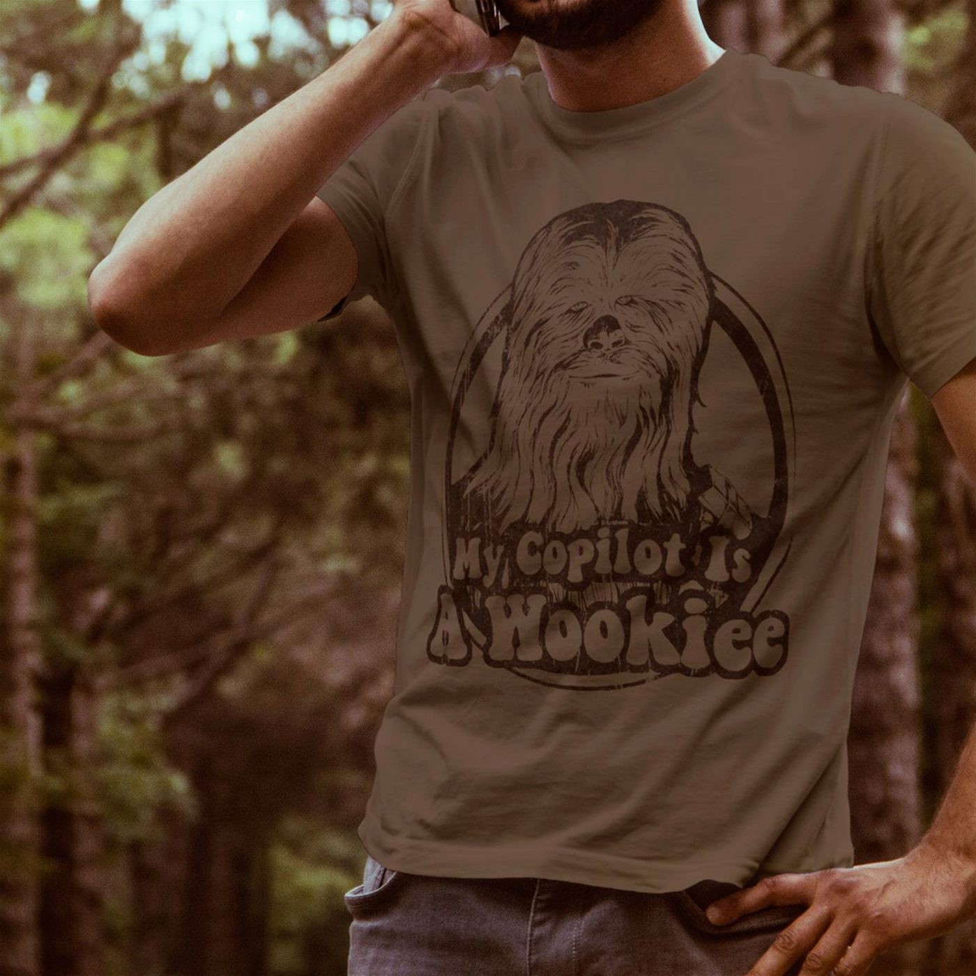 Star Wars Wookie Copilot Men's T-Shirt