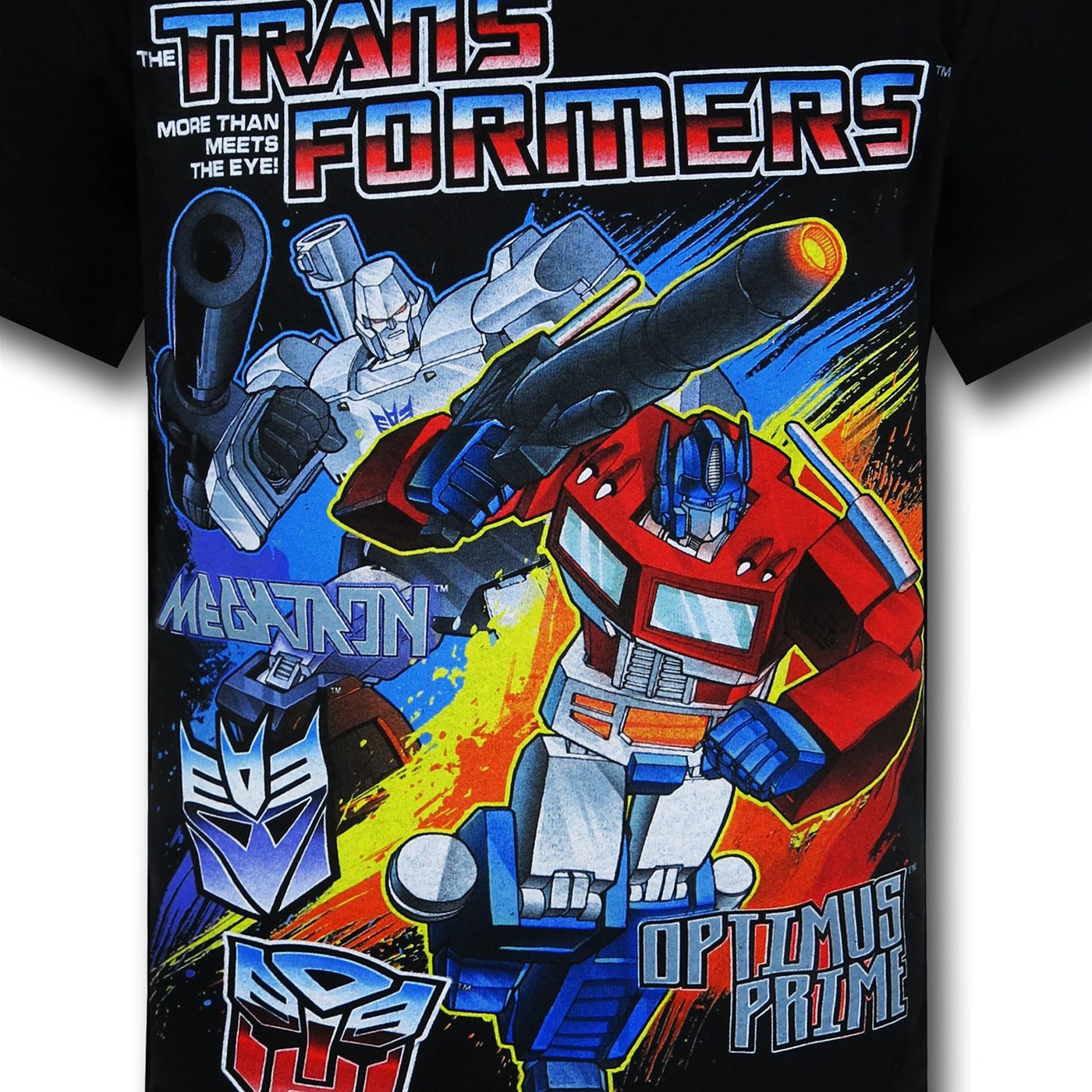 Transformers MegaPrime Kids Black T-Shirt