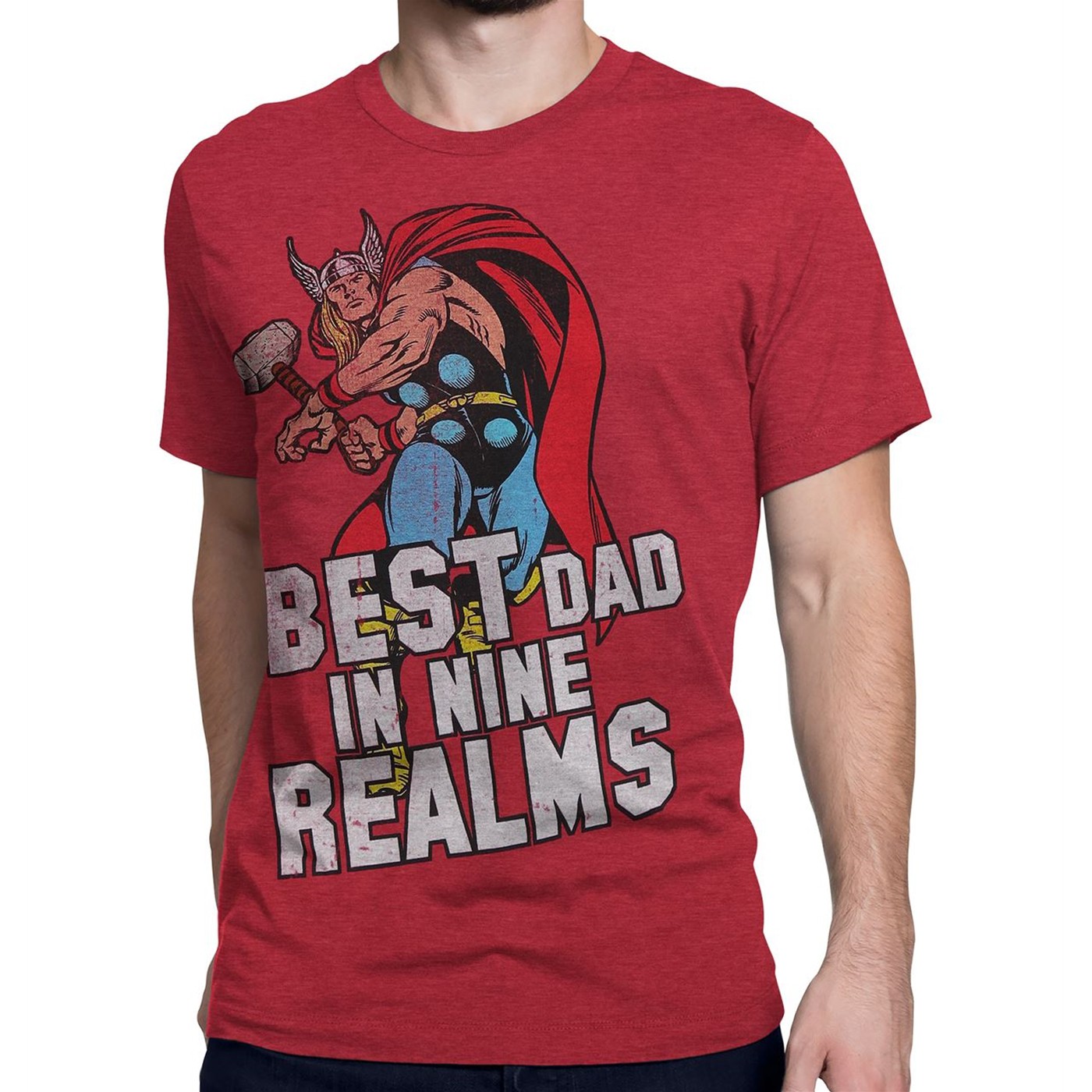 Thor Best Dad In Nine Realms Men's T-Shirt