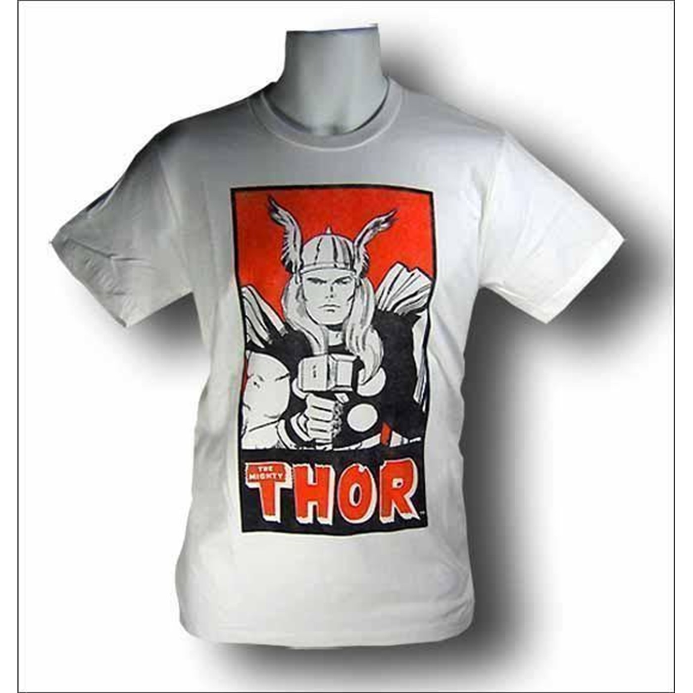 Thor T-Shirt Distressed Kirby Frame