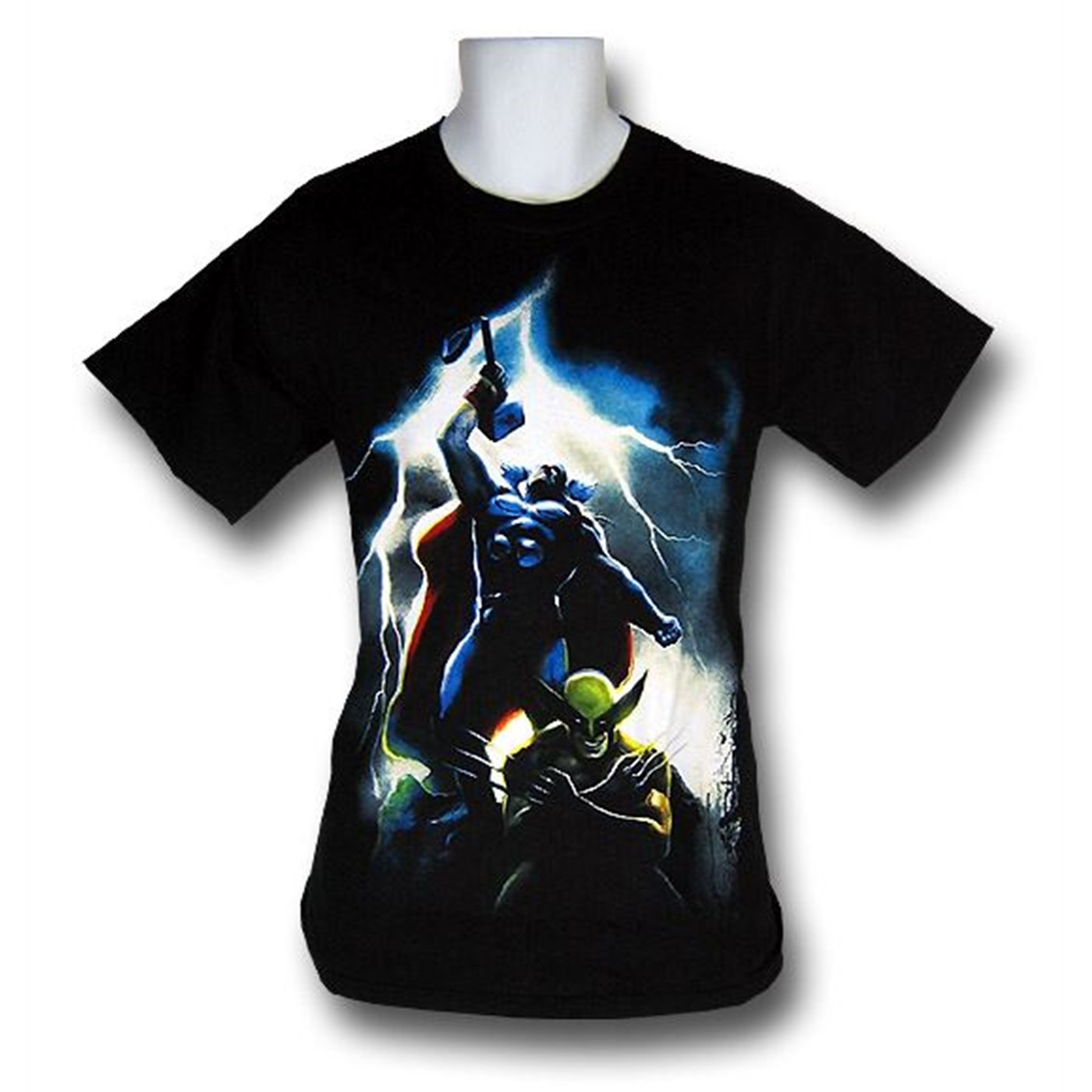 Thor and Wolverine Hammer and Claw T-Shirt