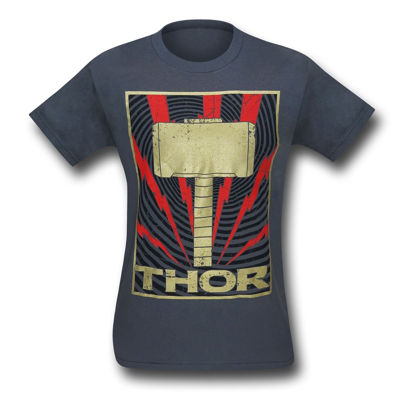 Thor Golden Hammer Charcoal T-Shirt