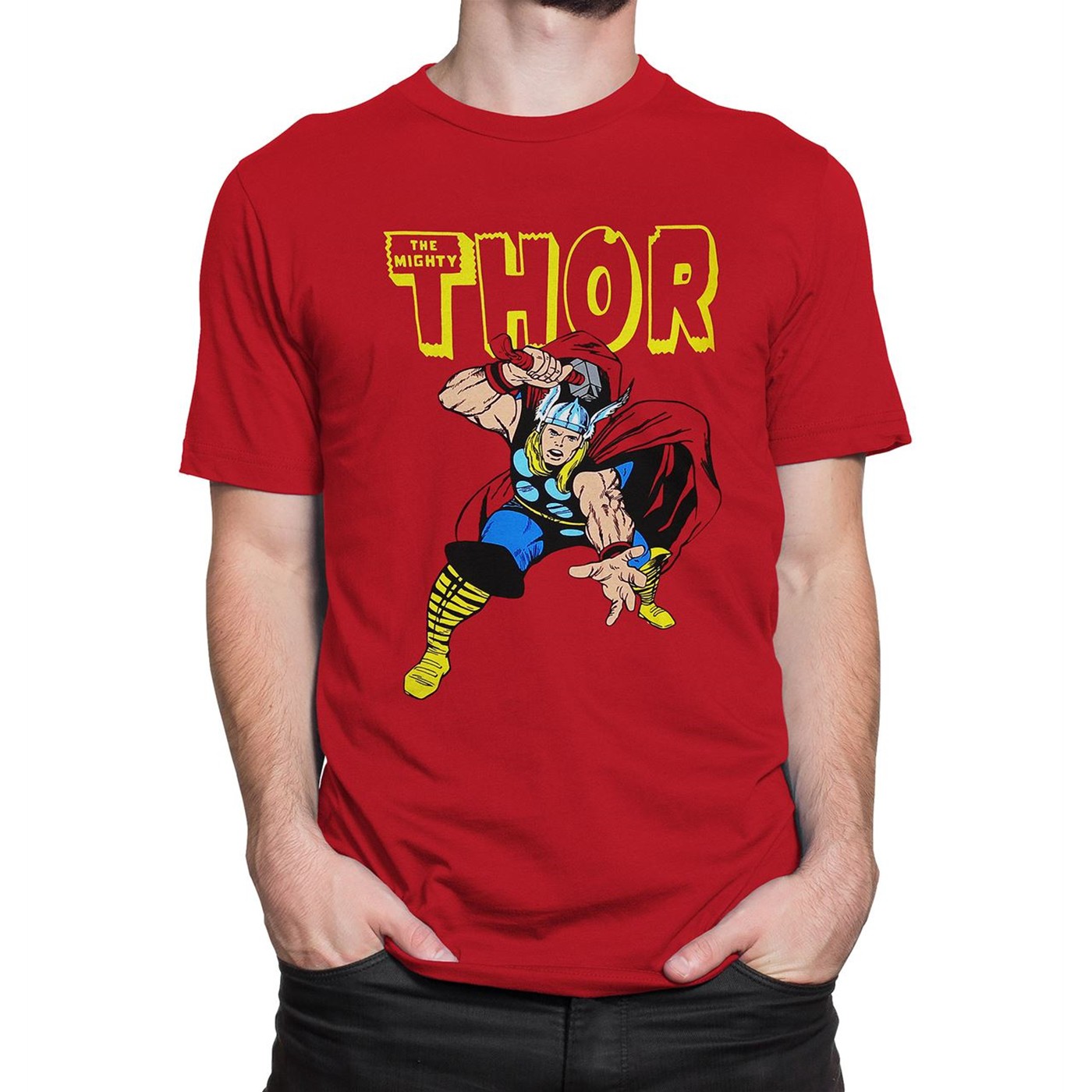 Thor War Hammer Red T-Shirt