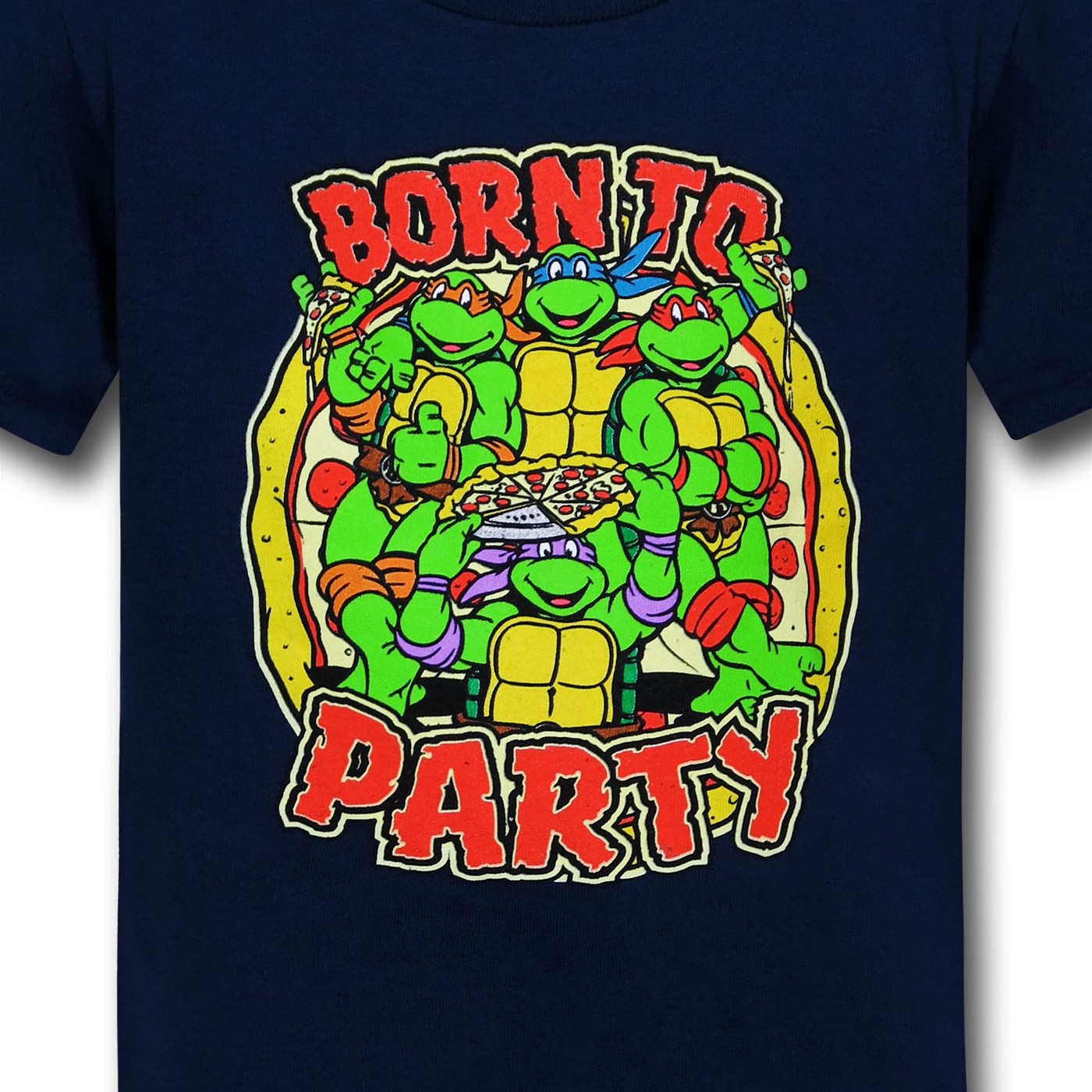 TMNT Born To Party Kids T-Shirt