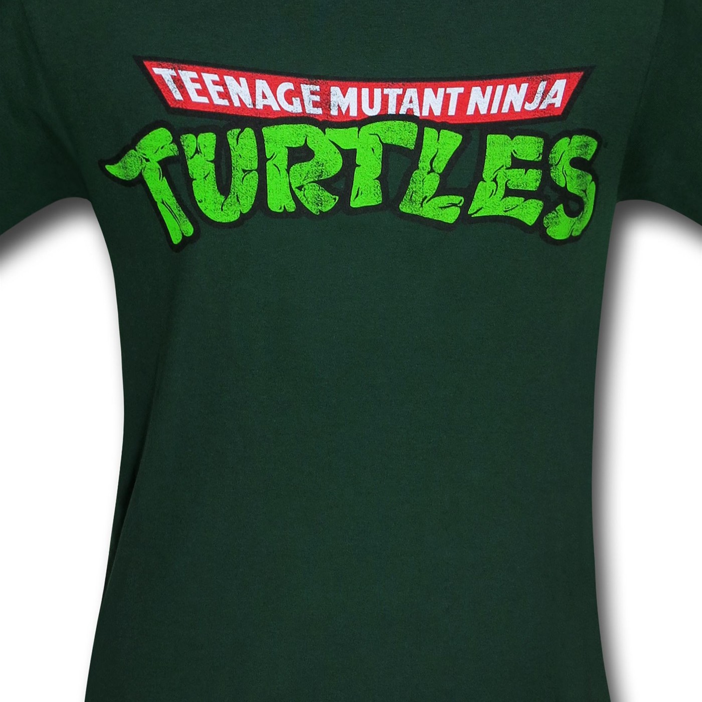 TMNT Distressed Logo Green T-Shirt