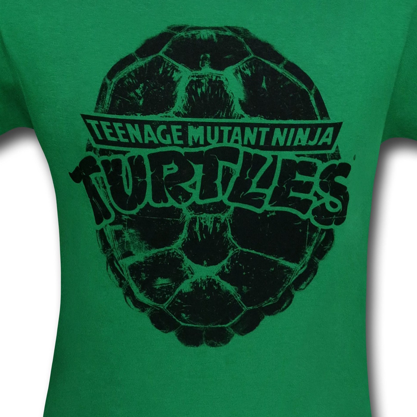 TMNT Distressed Shell Logo Green T-Shirt
