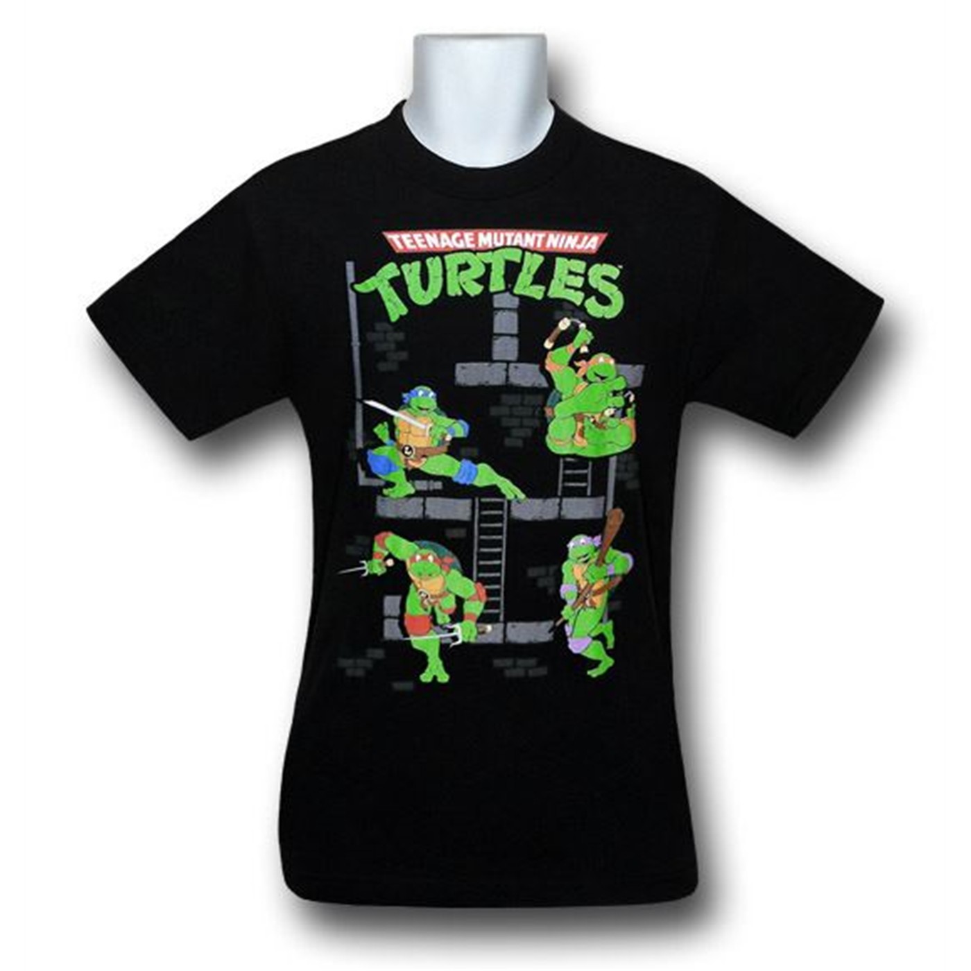 TMNT Turtles in a Half Shell 30 Single T-Shirt