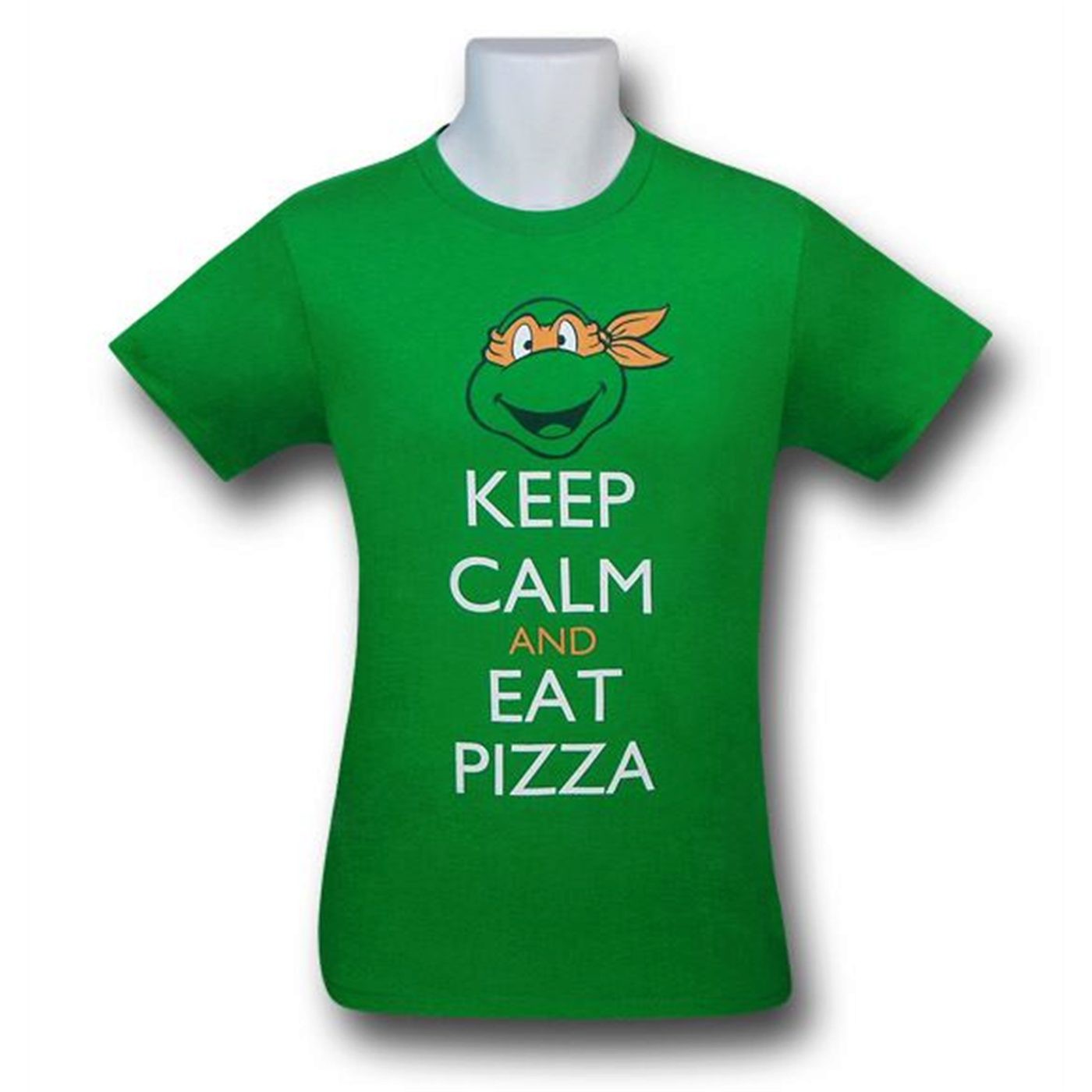 TMNT Keep Calm Pizza 30 Single T-Shirt