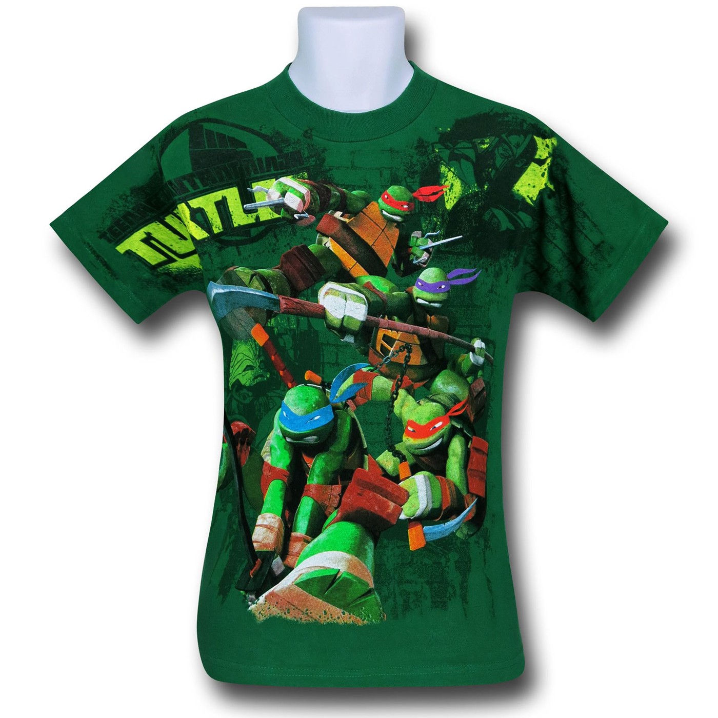 TMNT Sublimated Action Kids T-Shirt