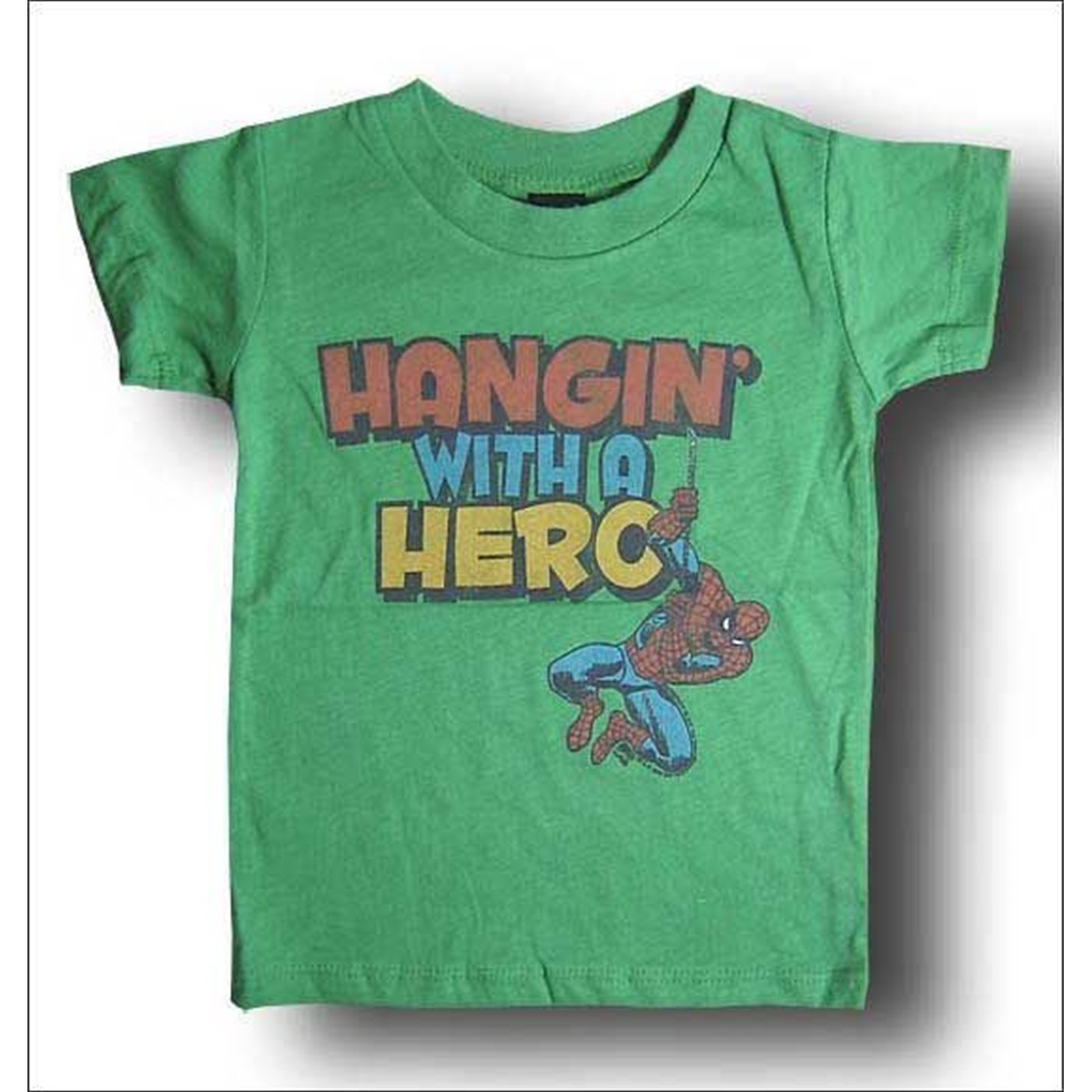Spiderman Toddler Hanging with Hero T-Shirt by Junkfood