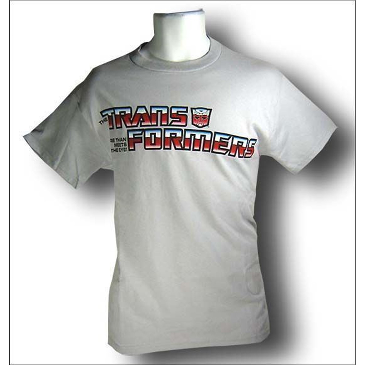 Transformers Classic Logo Silver T-Shirt