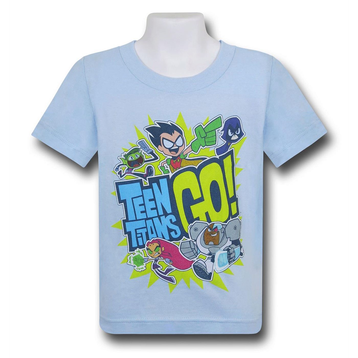 Teen Titans Light Blue Kids T-Shirt