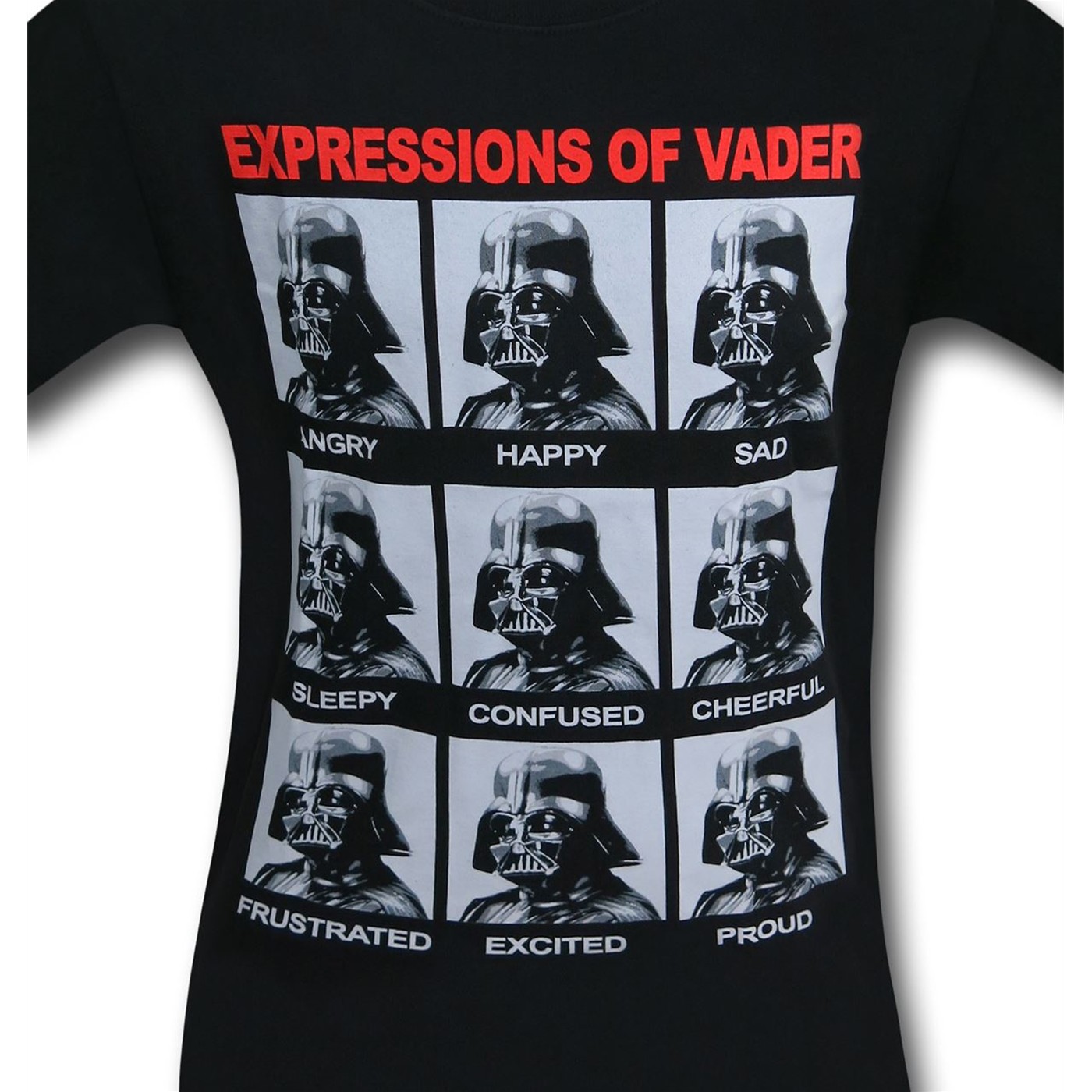 Star Wars Expressions of Vader T-Shirt