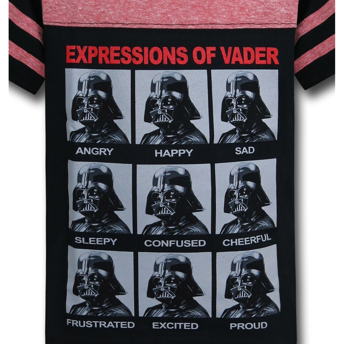 Star Wars Darth Vader Expressions Kids T-Shirt