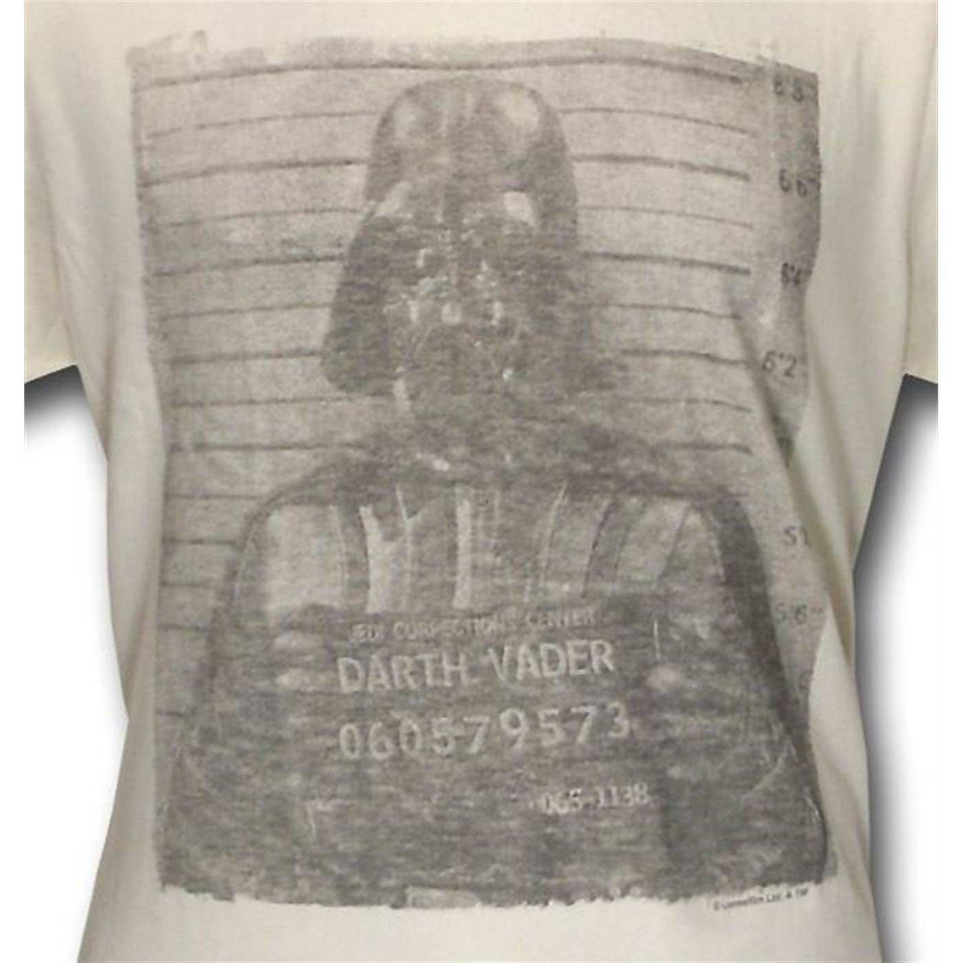 Darth Vader Mug Shot Junk Food T-Shirt