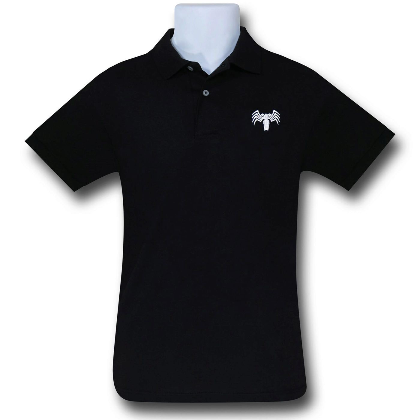 Venom Symbol Black Polo T-Shirt
