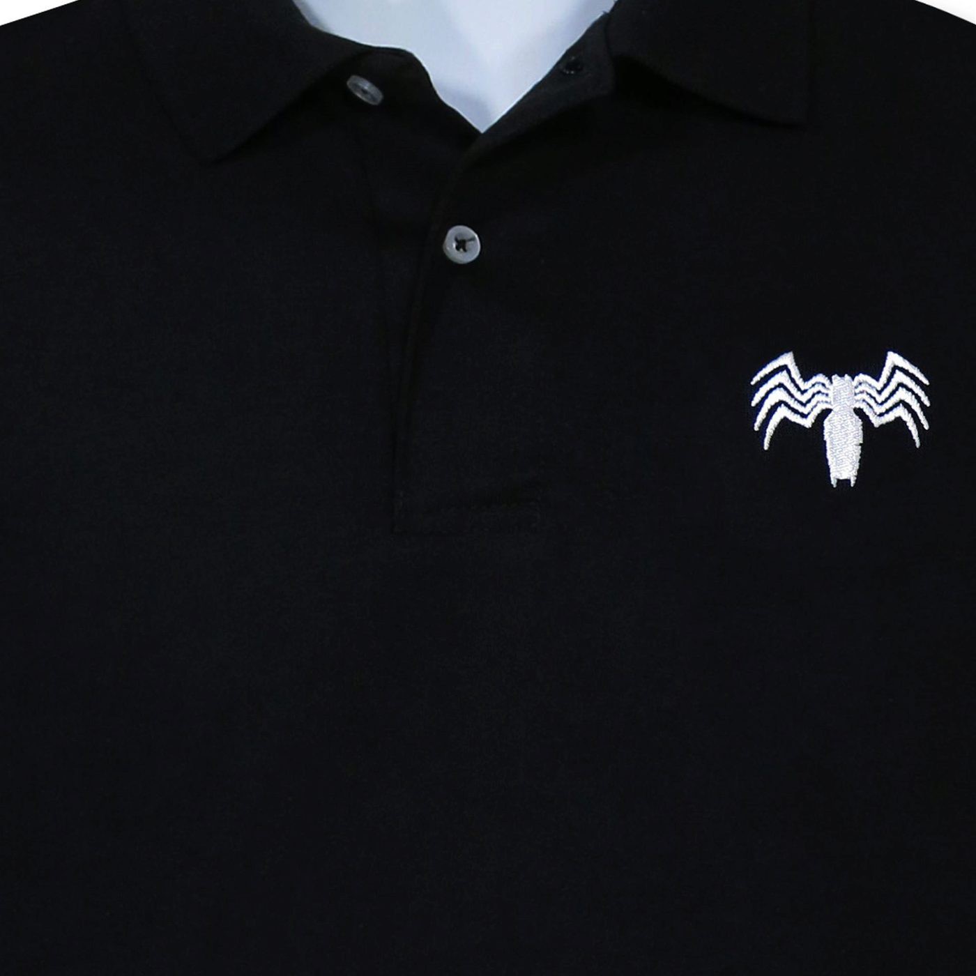 Venom Symbol Black Polo T-Shirt