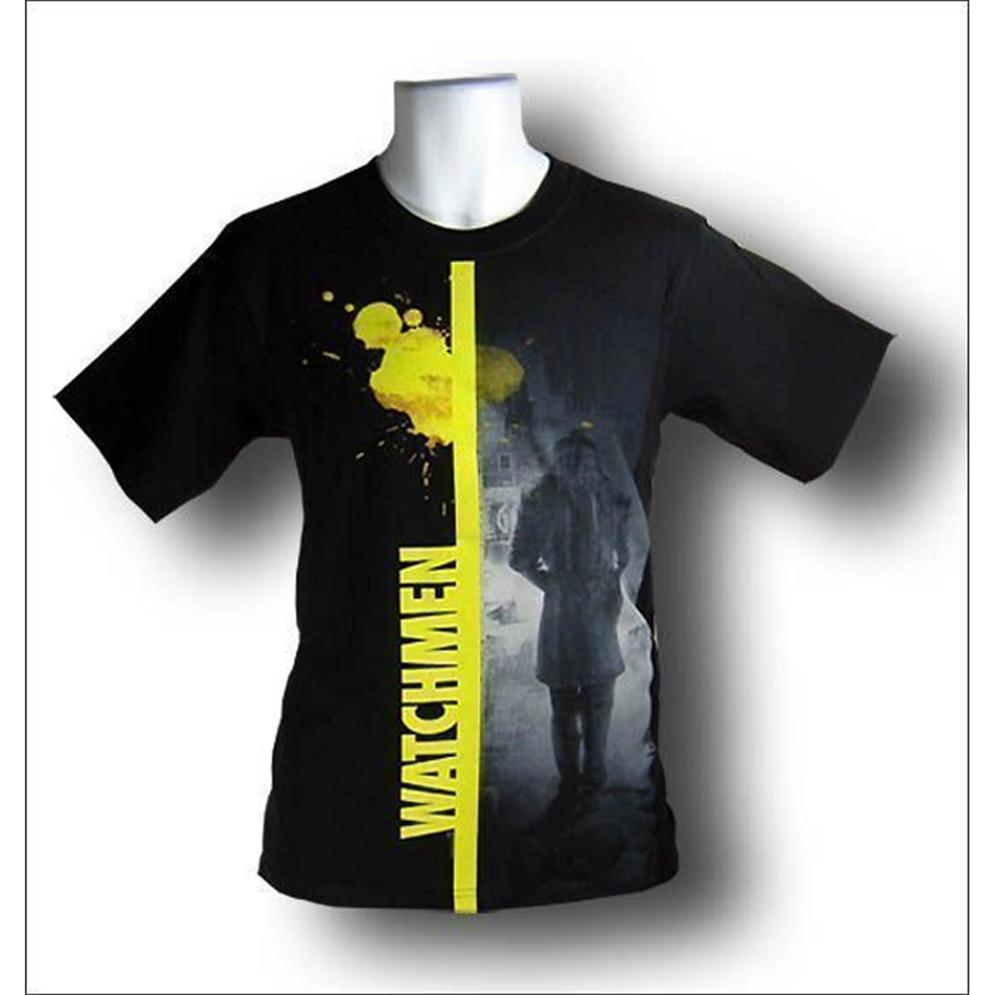 Watchmen Rorschach Yellow Logo T-Shirt