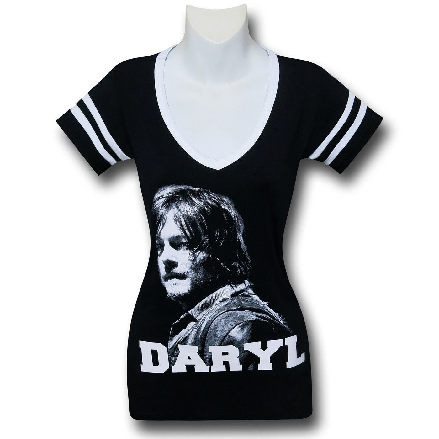 Walking Dead Daryl Women's Athletic T-Shirt