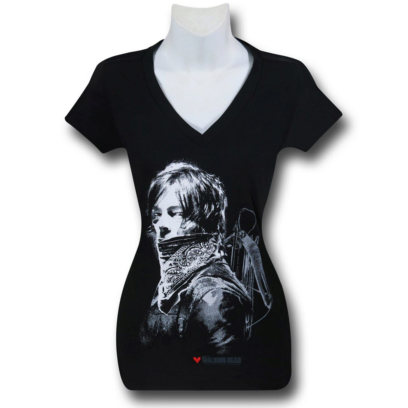 Walking Dead Daryl Torn Back Women's T-Shirt