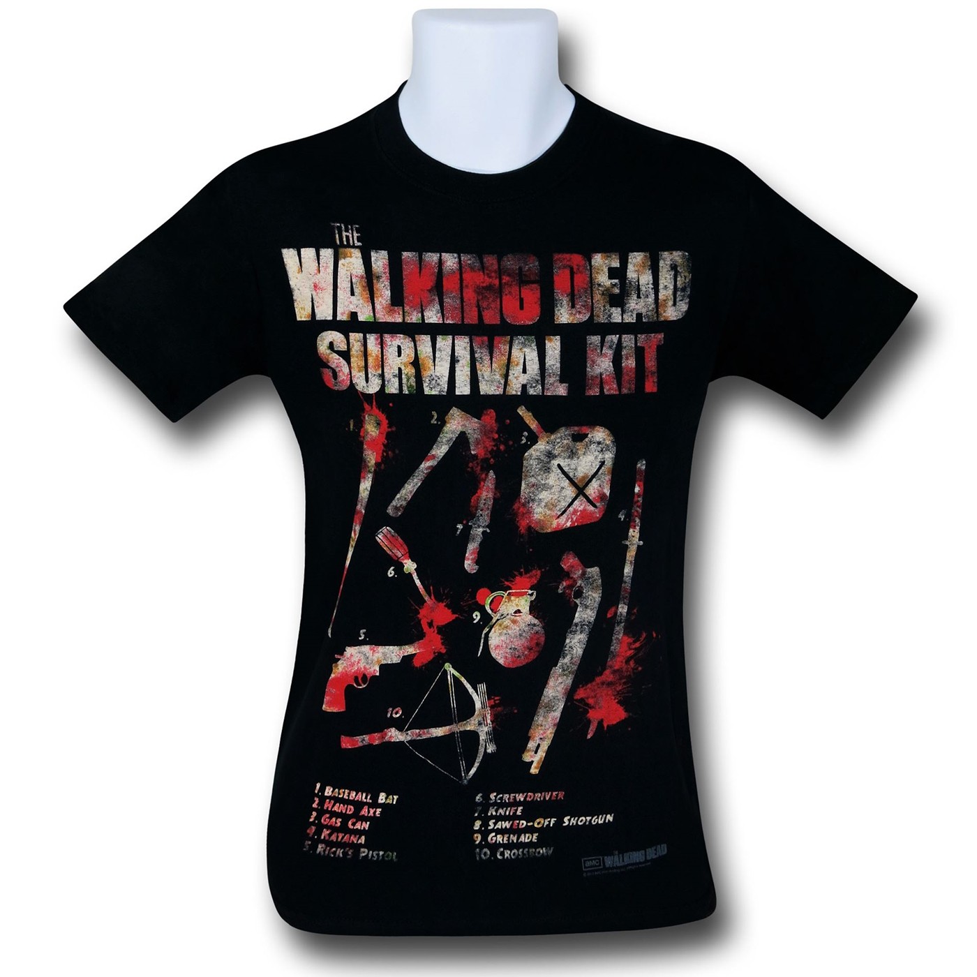Walking Dead Survival Kit T-Shirt