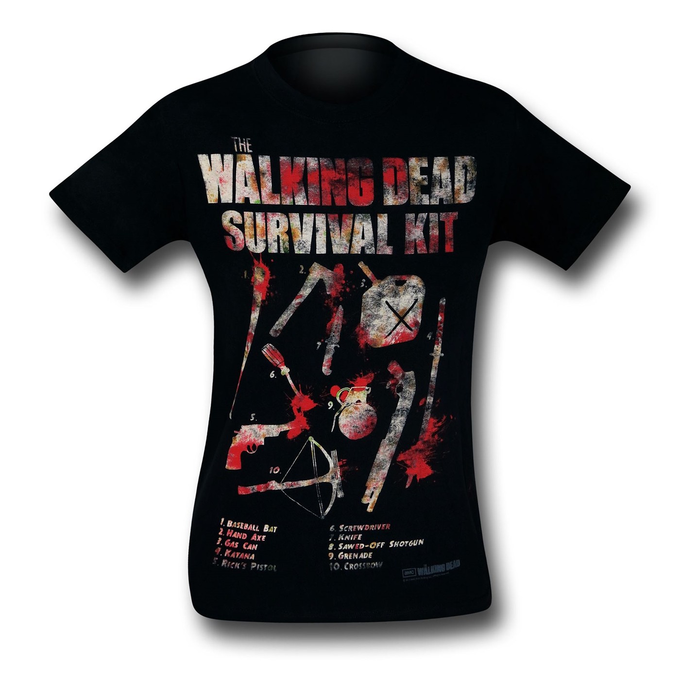 Walking Dead Survival Kit T-Shirt