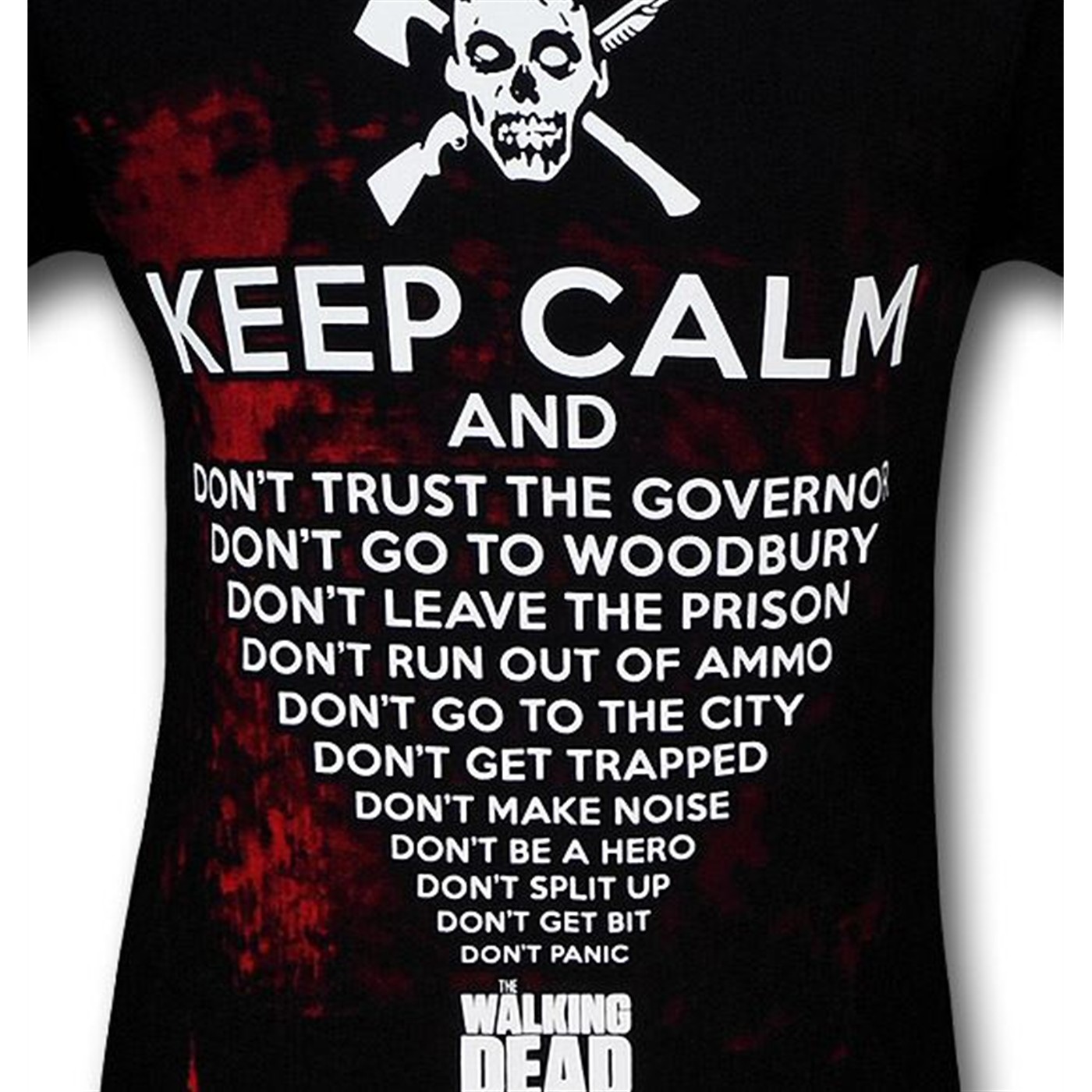 Walking Dead Keep Calm And T-Shirt