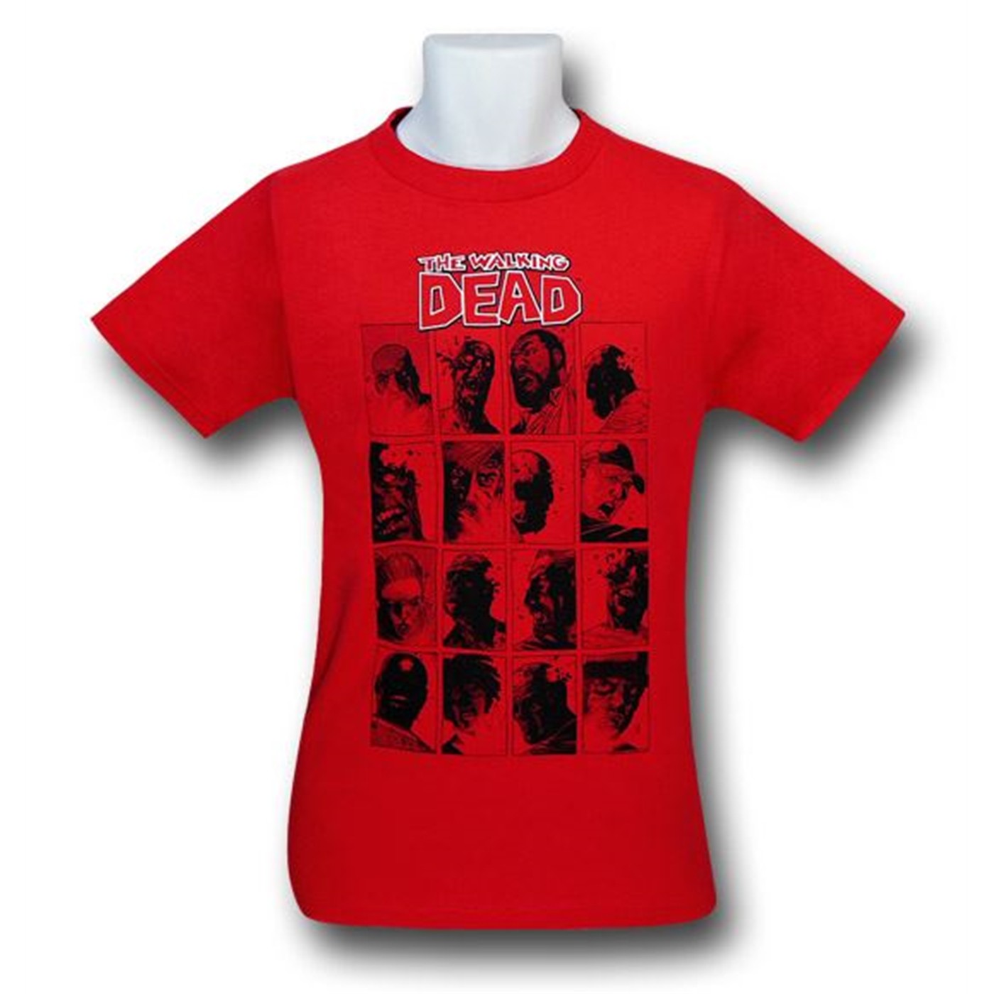 Walking Dead Red Faces T-Shirt