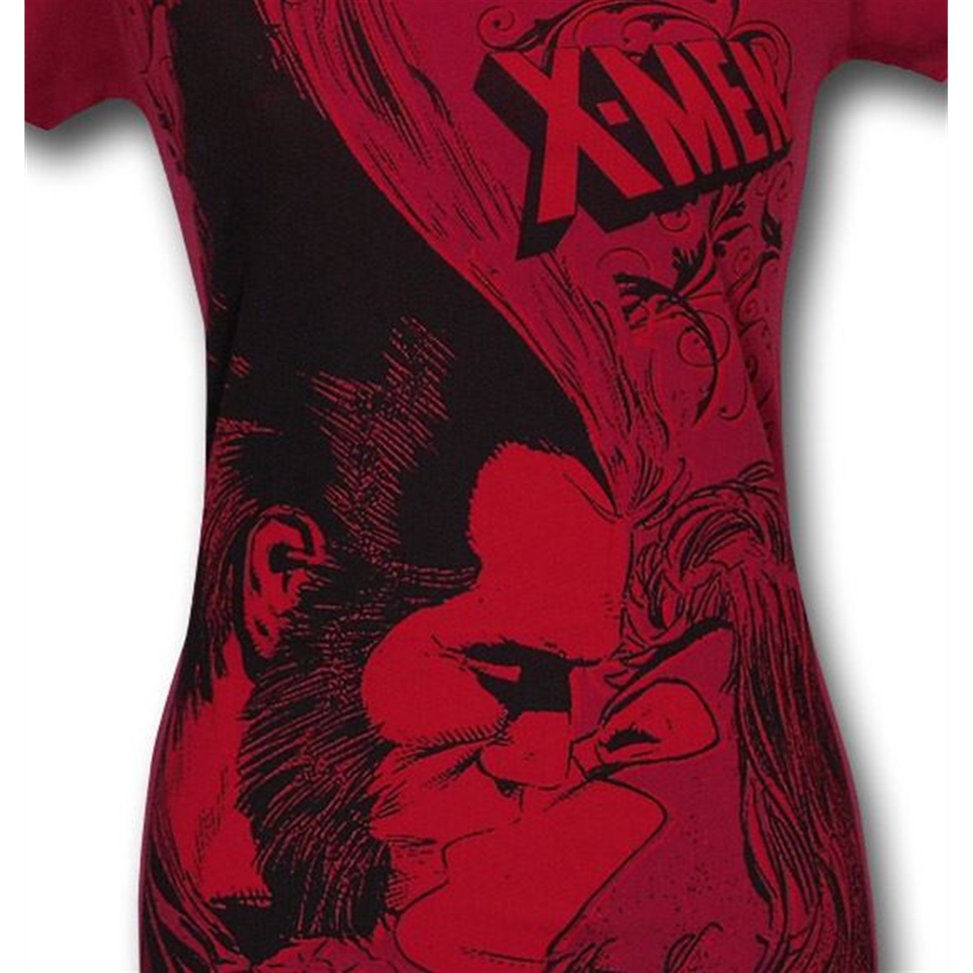 Wolverine Kissing Jean Jr Womens T-Shirt