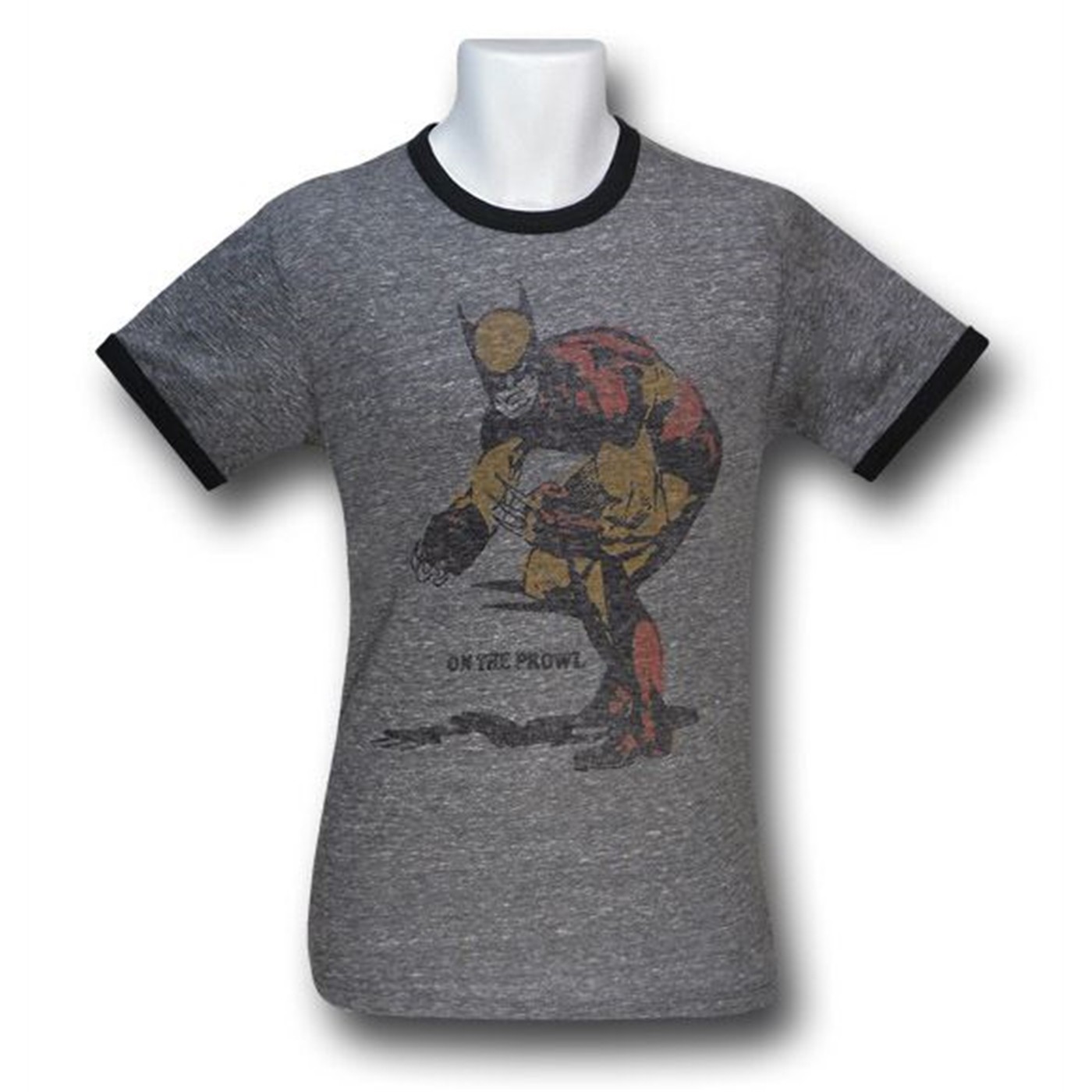 Wolverine On The Prowl Ringer Junk Food T-Shirt
