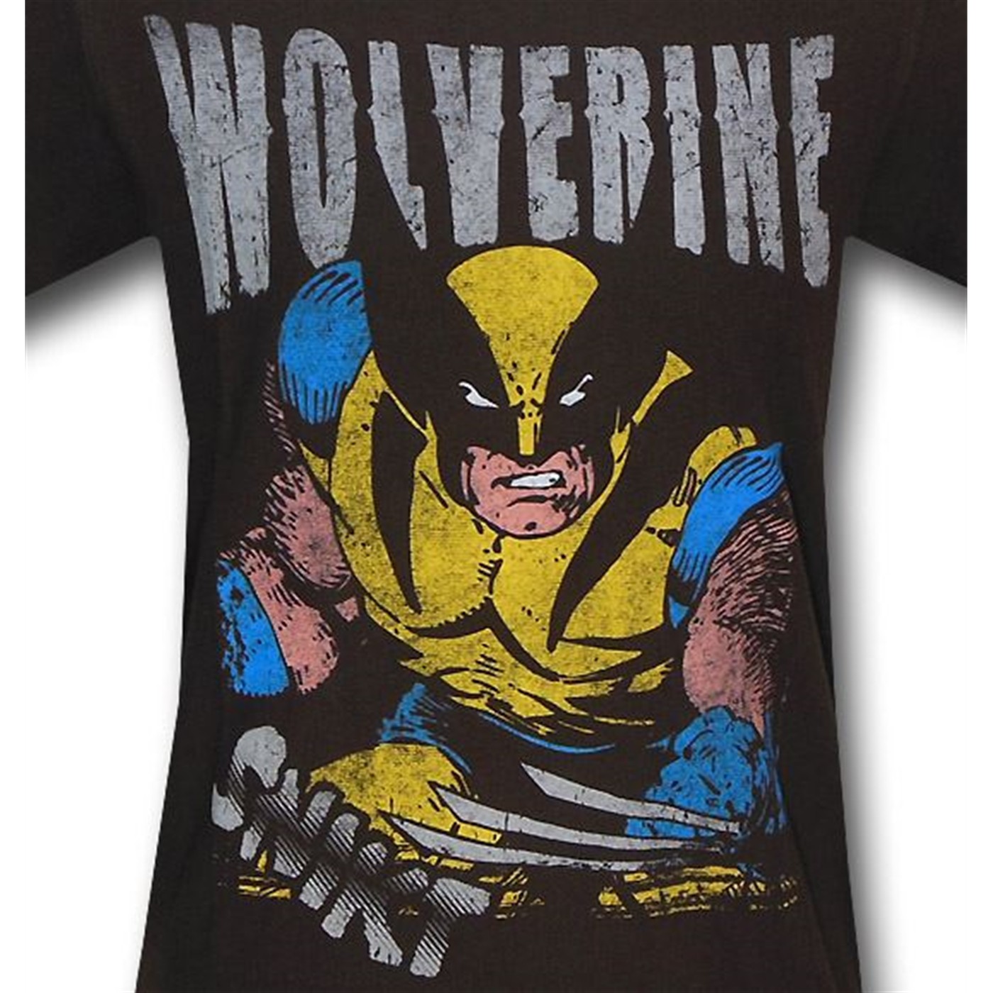 Wolverine Vintage Snikt Brown 30 Single T-Shirt