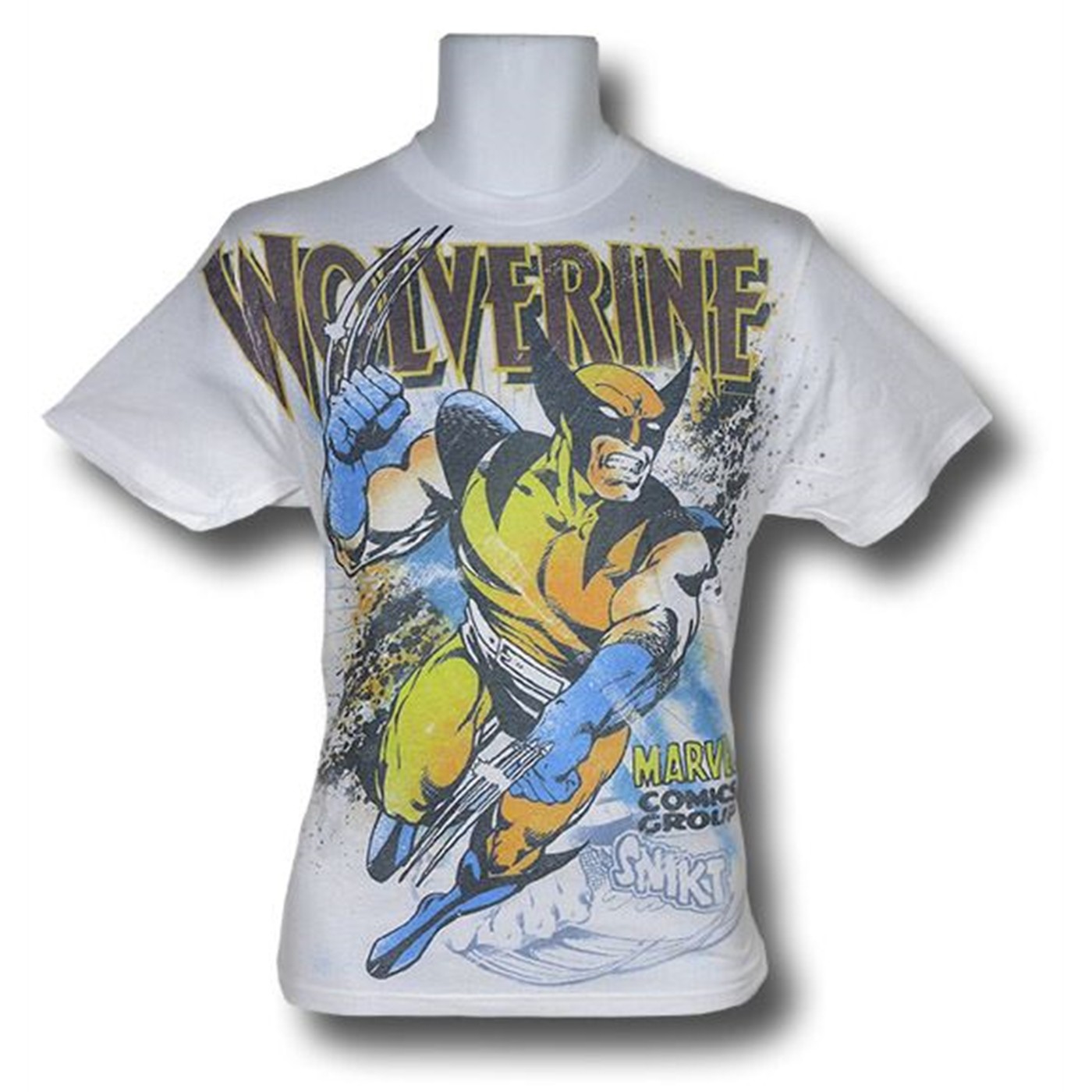 Wolverine Snikt White Sublimated T-Shirt