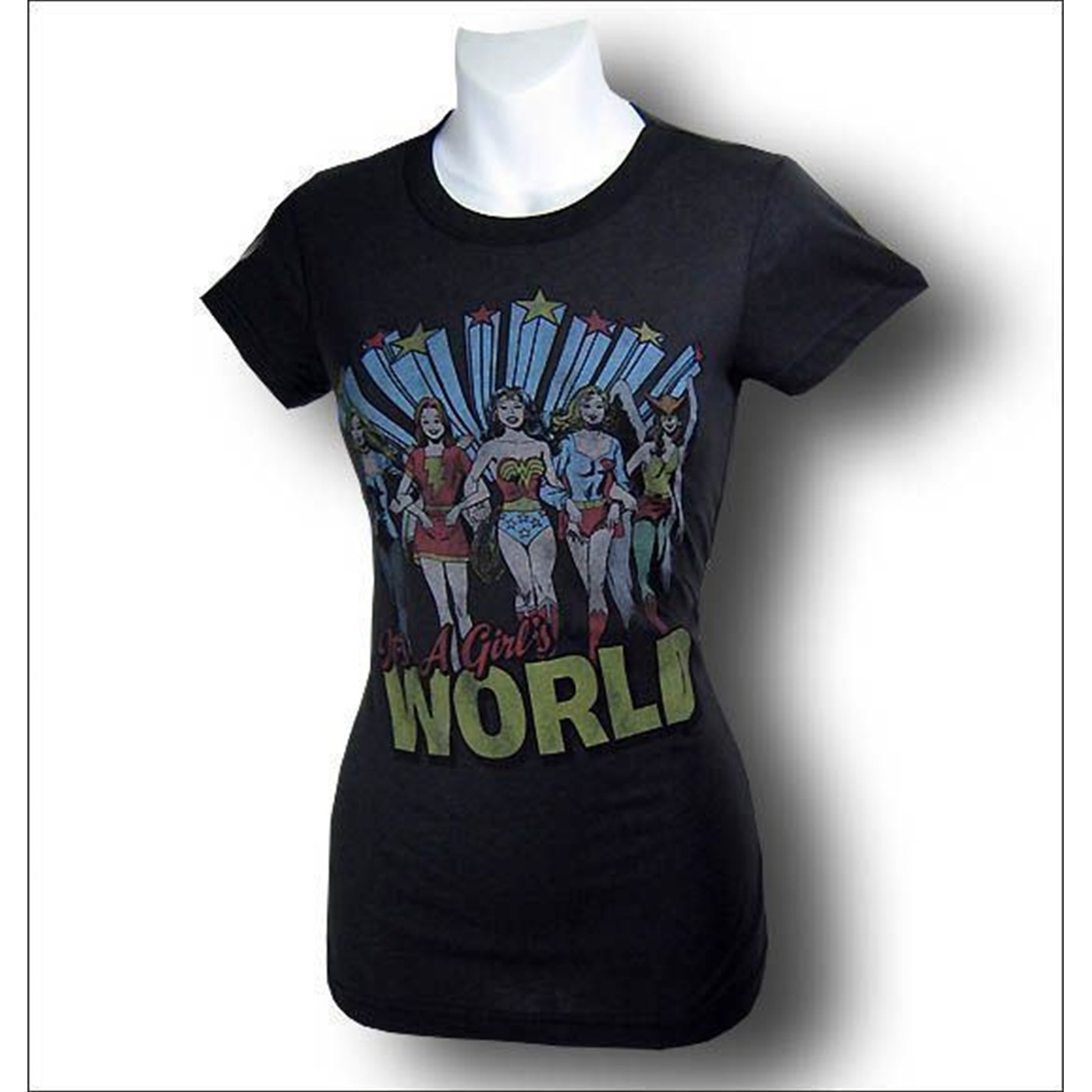 Wonder Woman Jr.s Girls World Junk Food T-Shirt