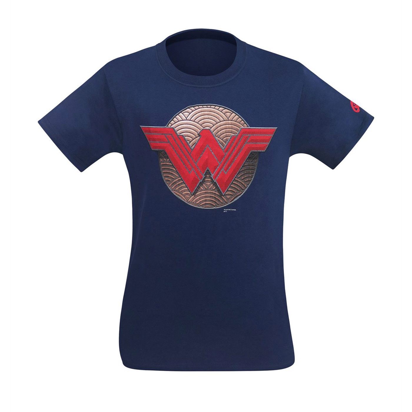Wonder Woman Battle Shield Symbol Men's T-Shirt