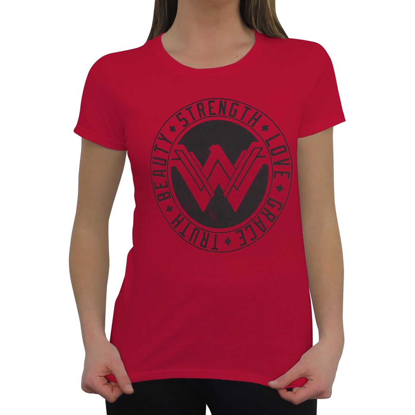 Wonder Woman Movie Logo & Strength Women's T-Shirt