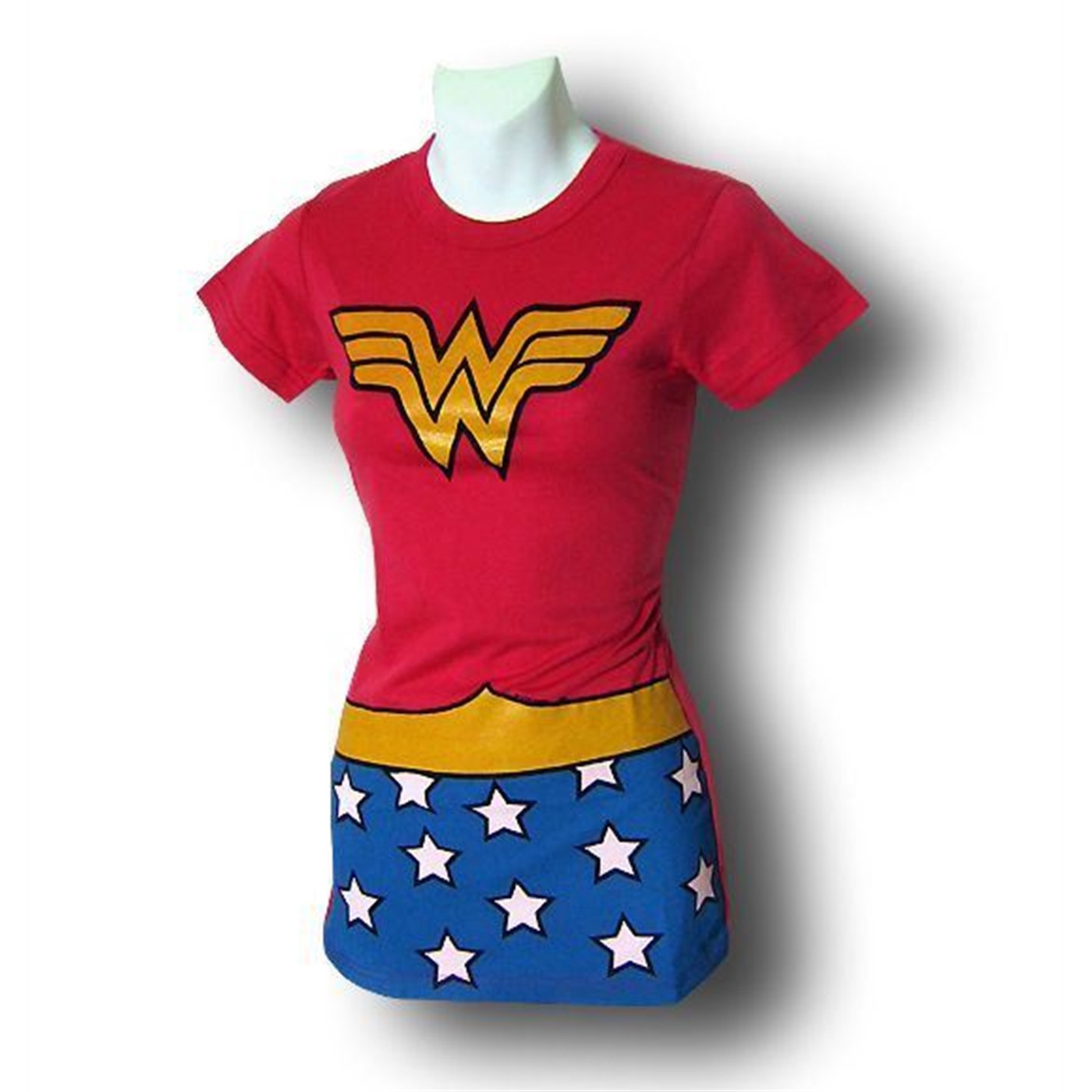Wonder Woman Juniors Costume Junkfood T-Shirt