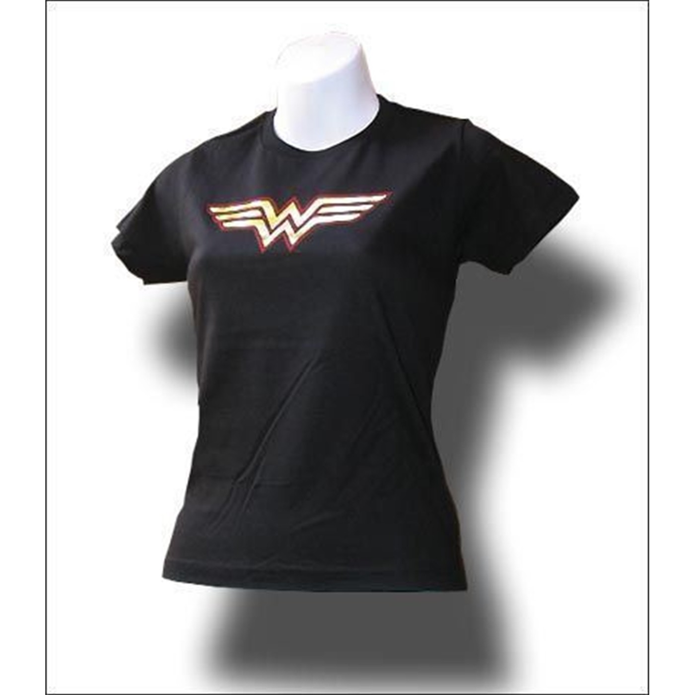 Wonder Woman Gold Foil Symbol T-Shirt
