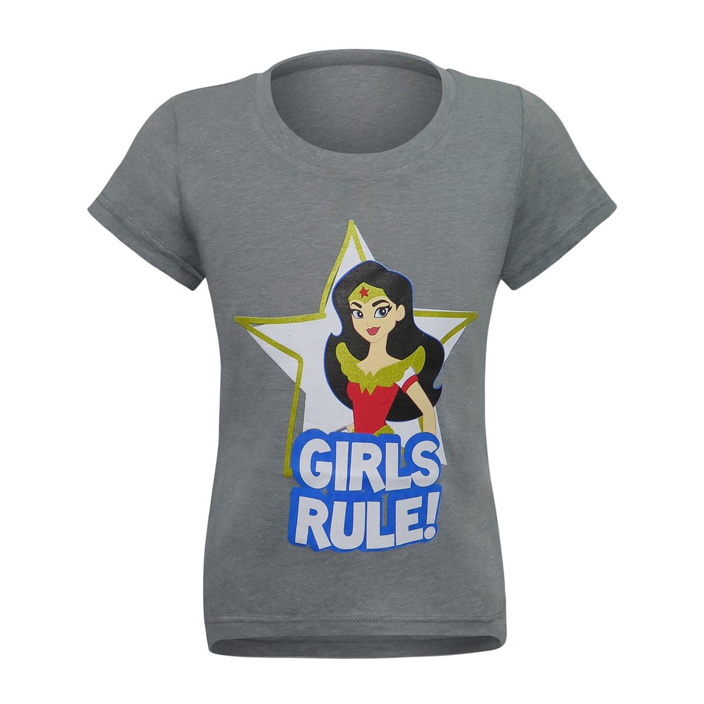 Wonder Woman Girls Rule Kids T-Shirt