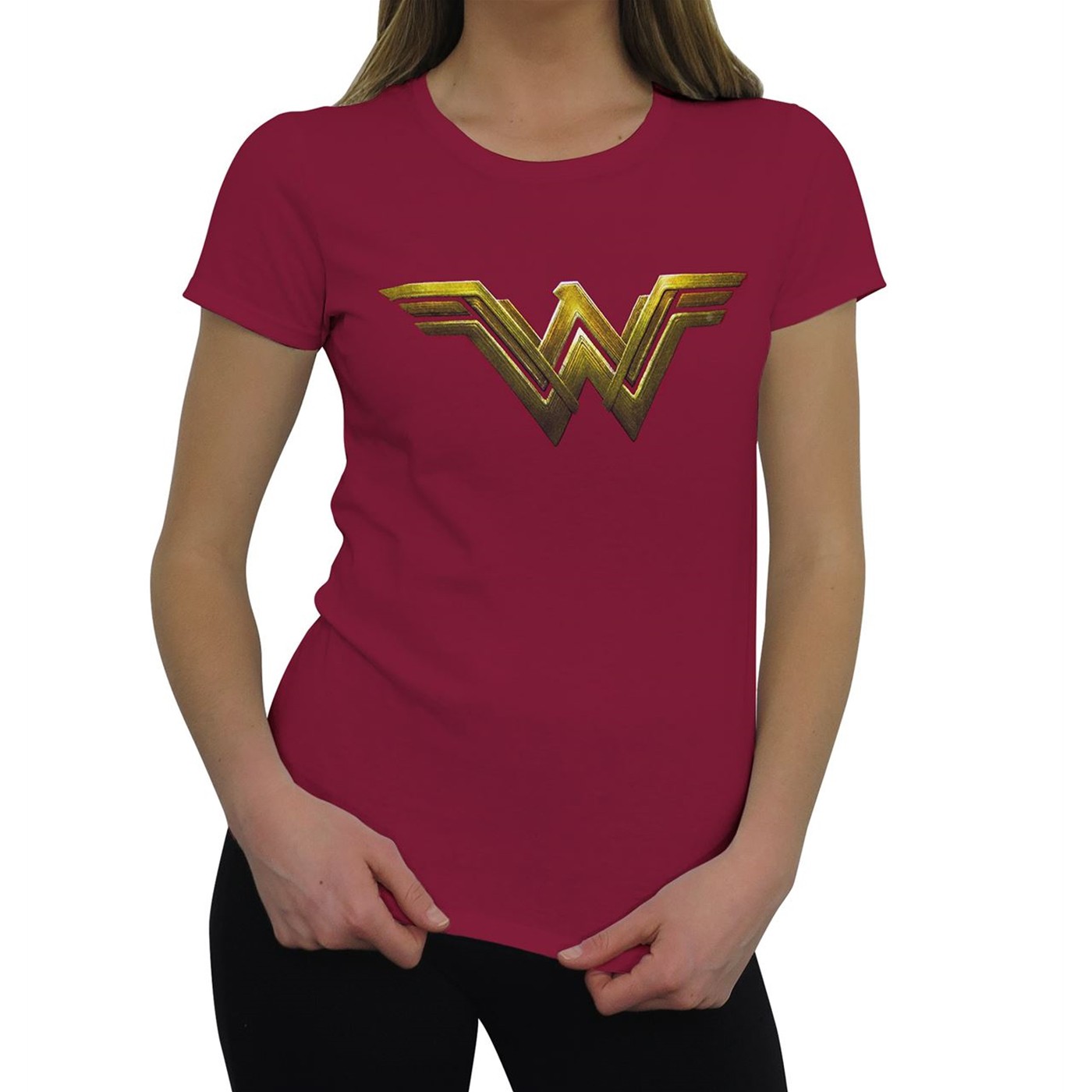 Wonder Woman Justice League Logo Women's T-Shirt