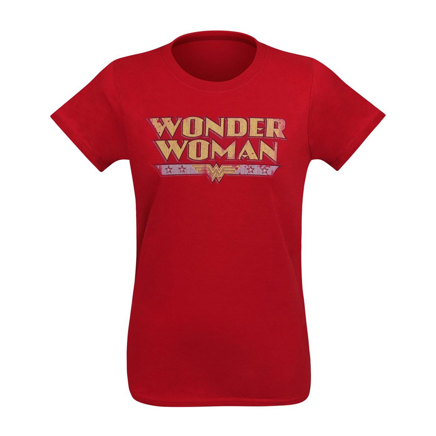 Wonder Woman Women's Distressed Logo T-Shirt