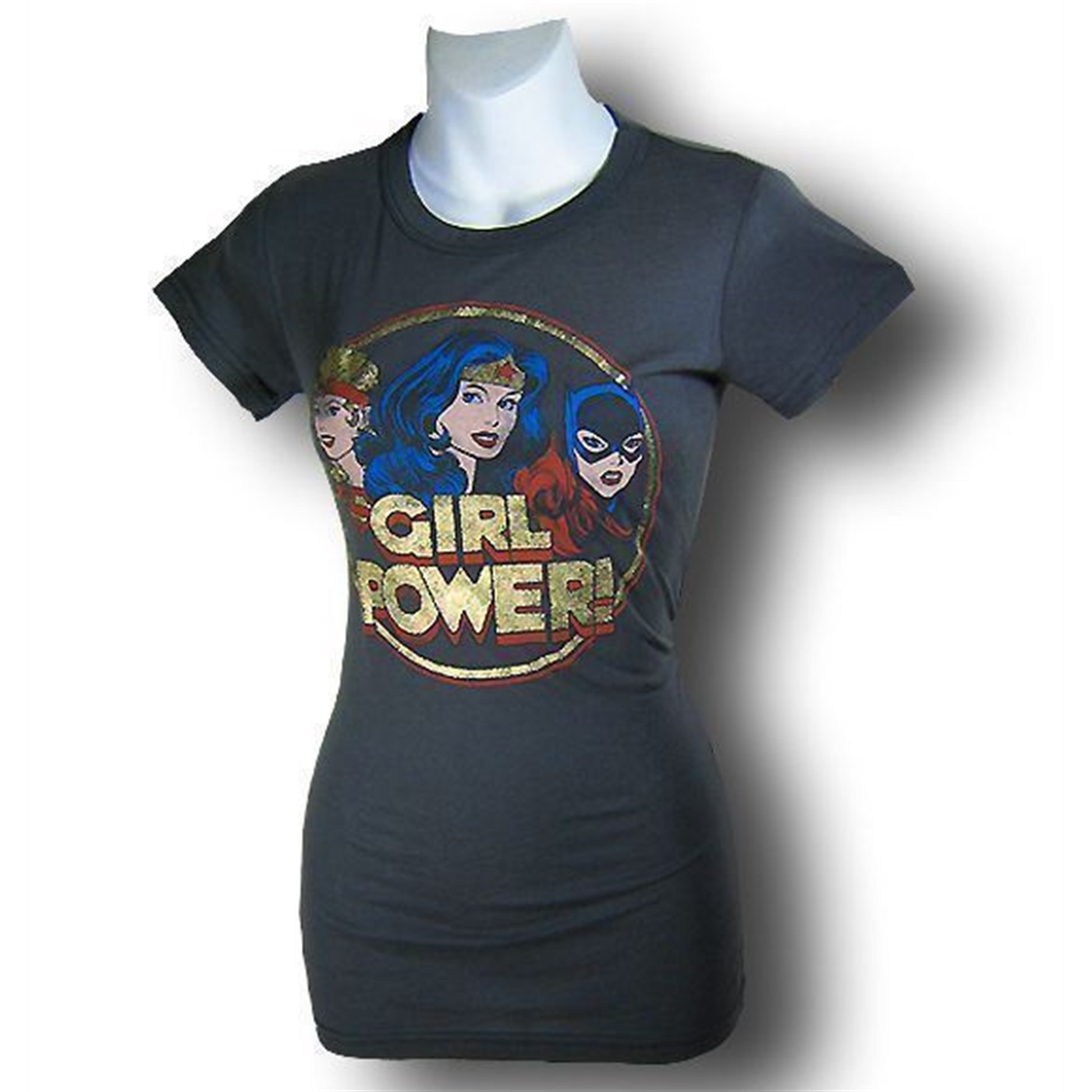 Wonder Woman Juniors Girl Power Foil T-Shirt