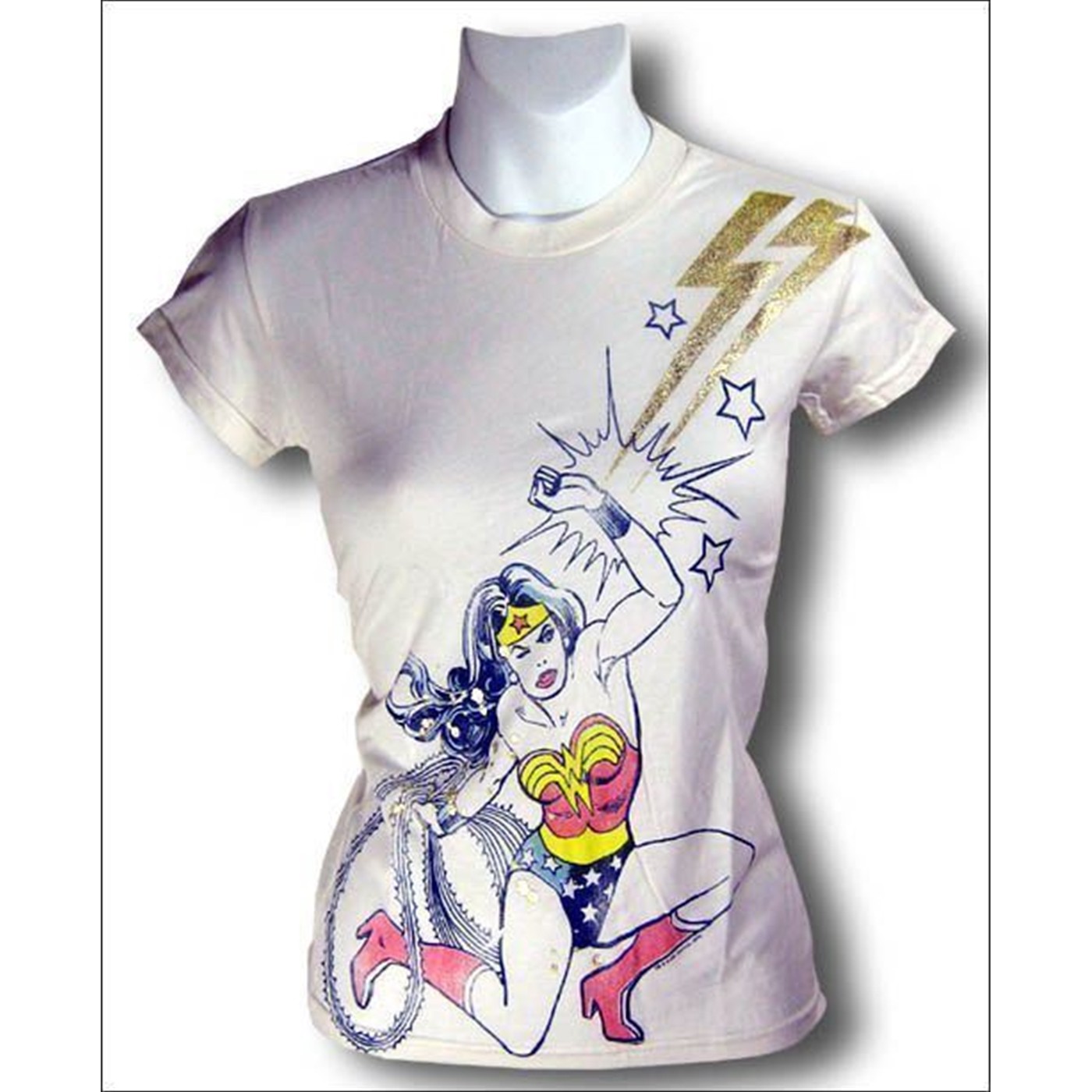 Wonder Woman Foil Youth Junkfood T-Shirt