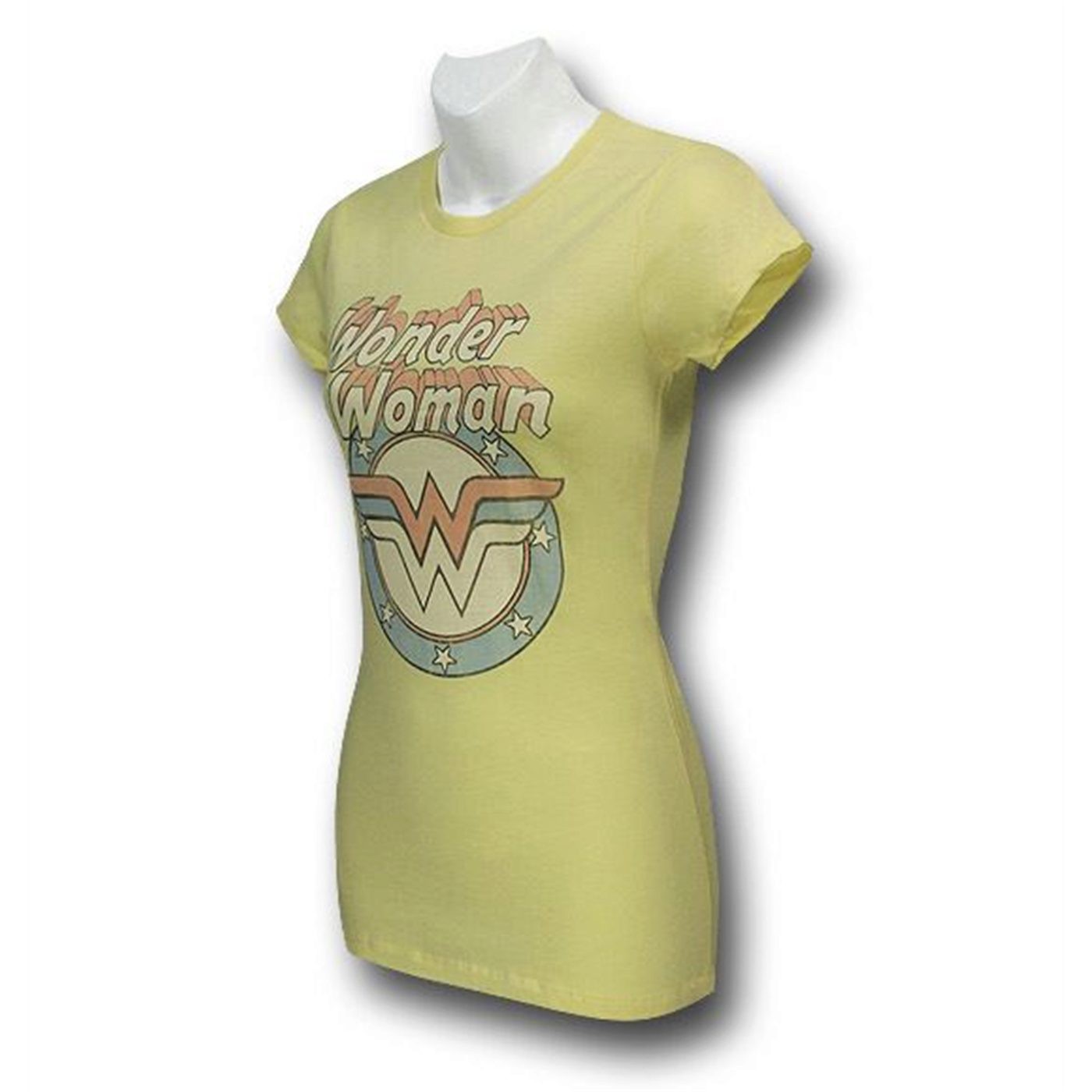 Wonder Woman Vintage Logo Yellow Women's T-Shirt