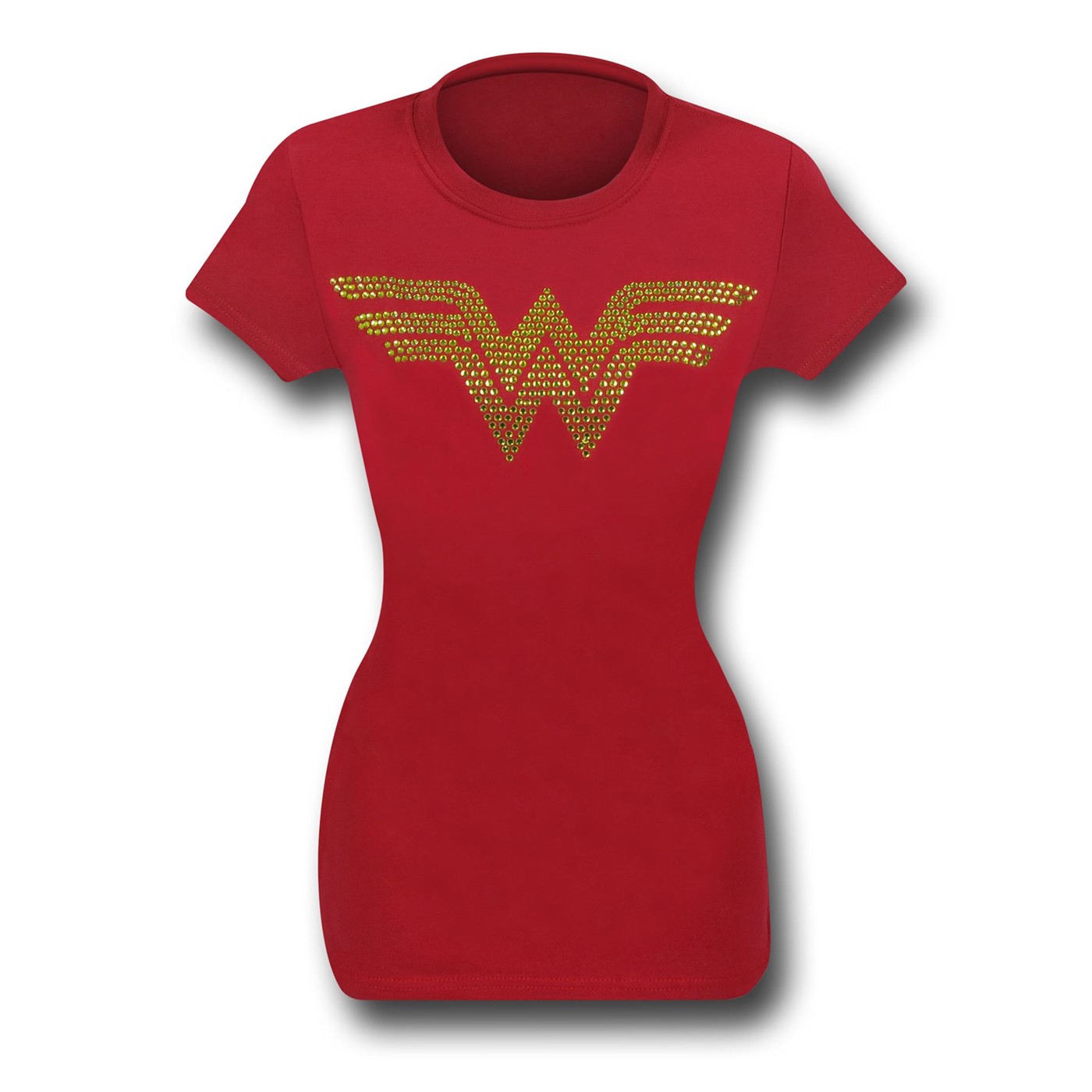 Wonder Woman Rhinestone Symbol Women's T-Shirt