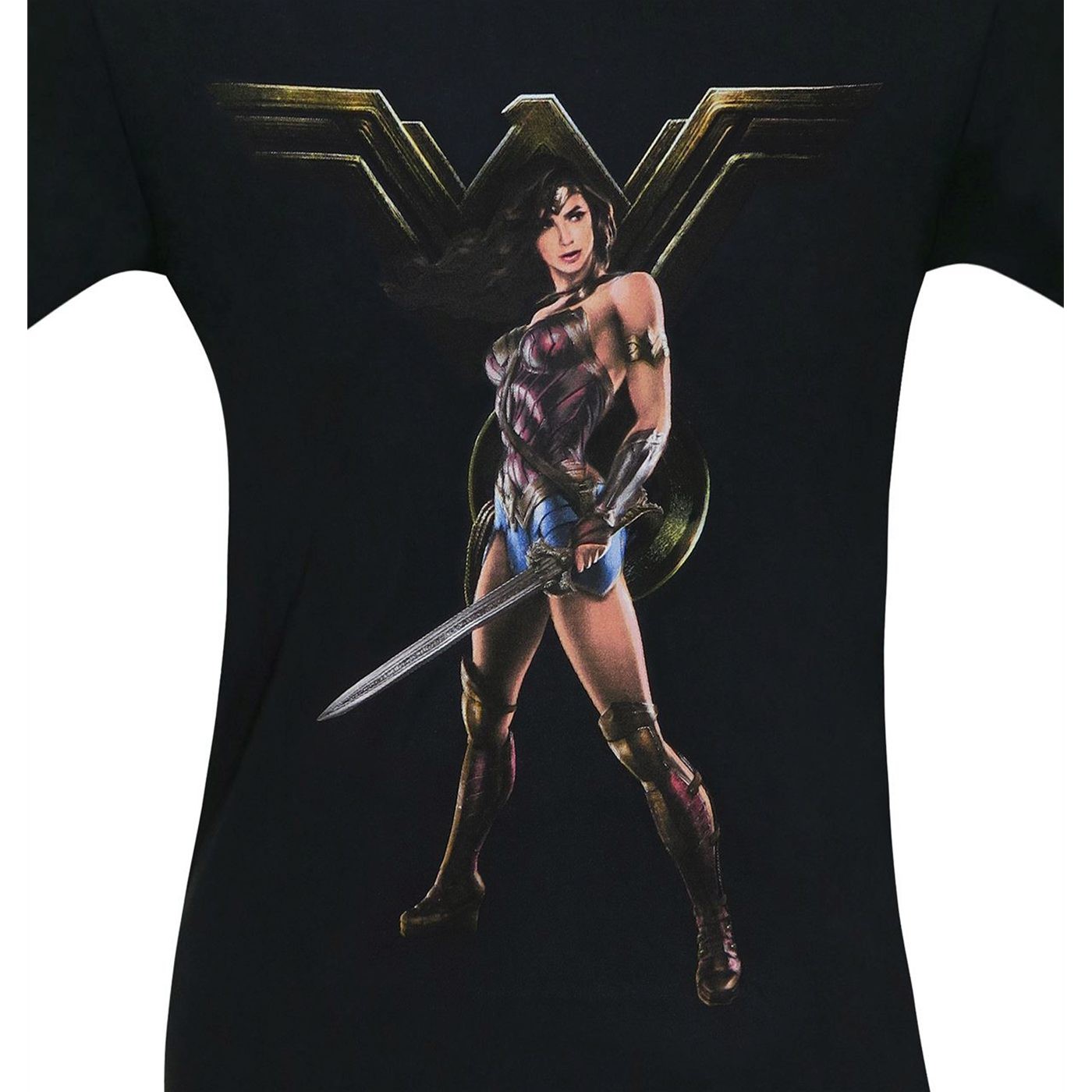 Wonder Woman Movie Warrior Pose Men's T-Shirt