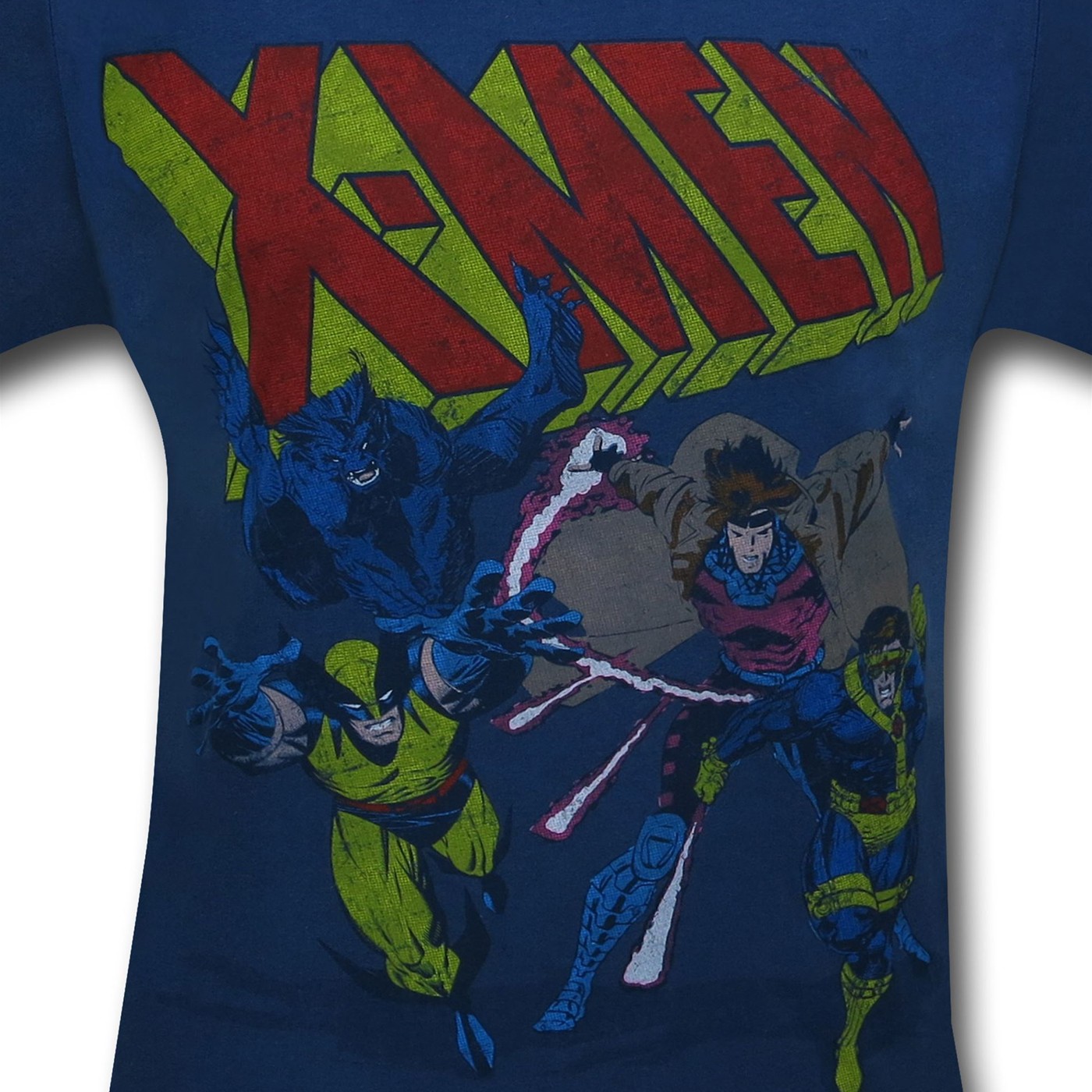X-Men Charge Distressed Slate 30 Single T-Shirt