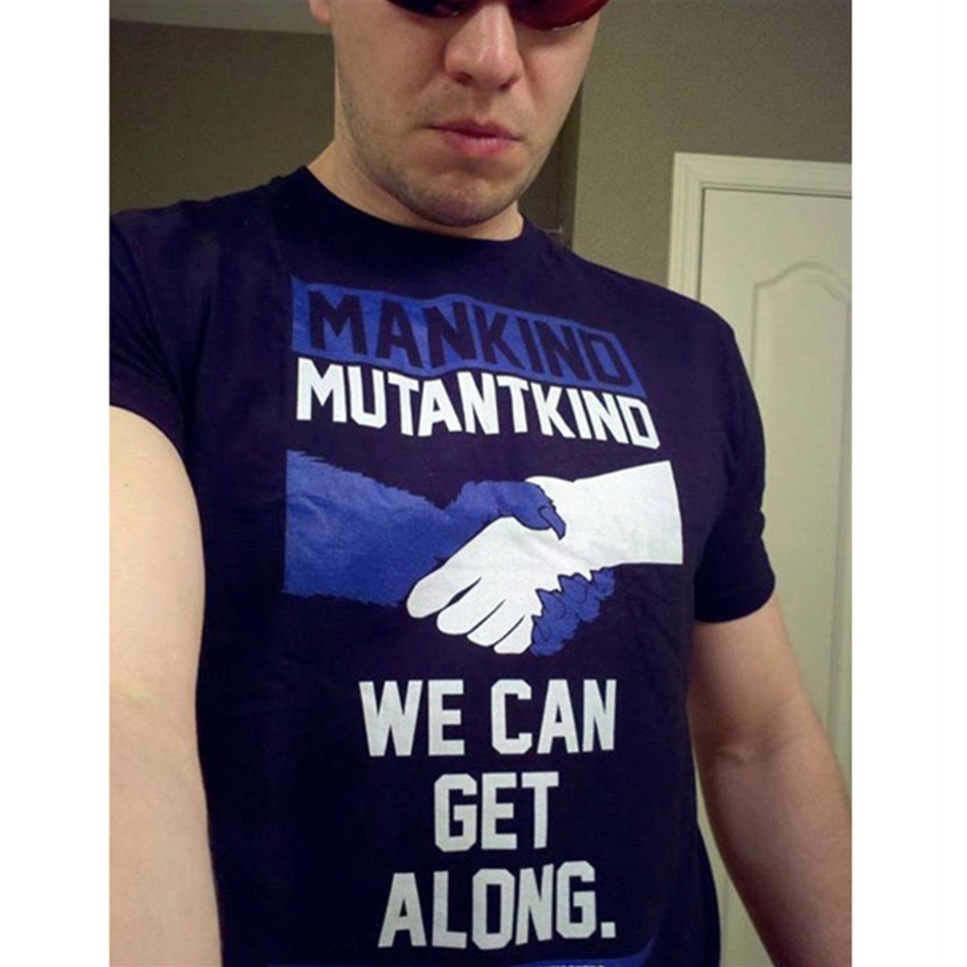 X-Men We Can Get Along 30 Single T-Shirt